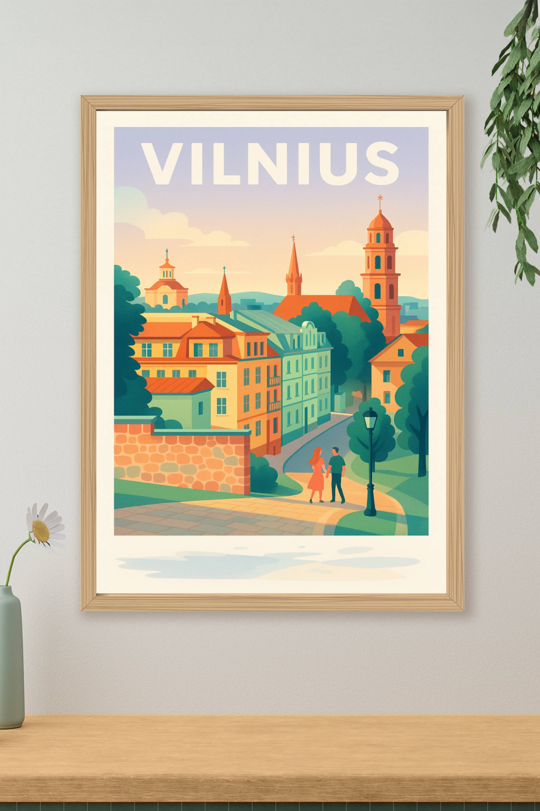 Affiche de Vilnius - Balade romantique au cœur de la vieille ville