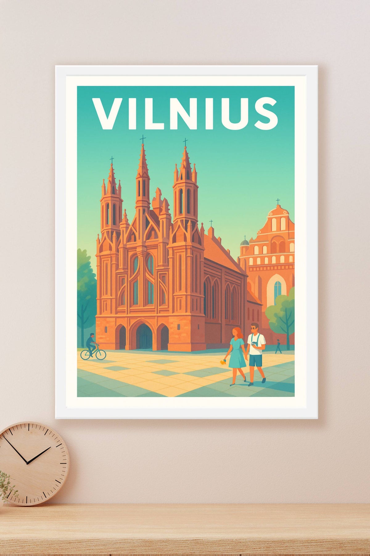 Affiche de Vilnius - Charme et histoire au cœur de la capitale lituanienne