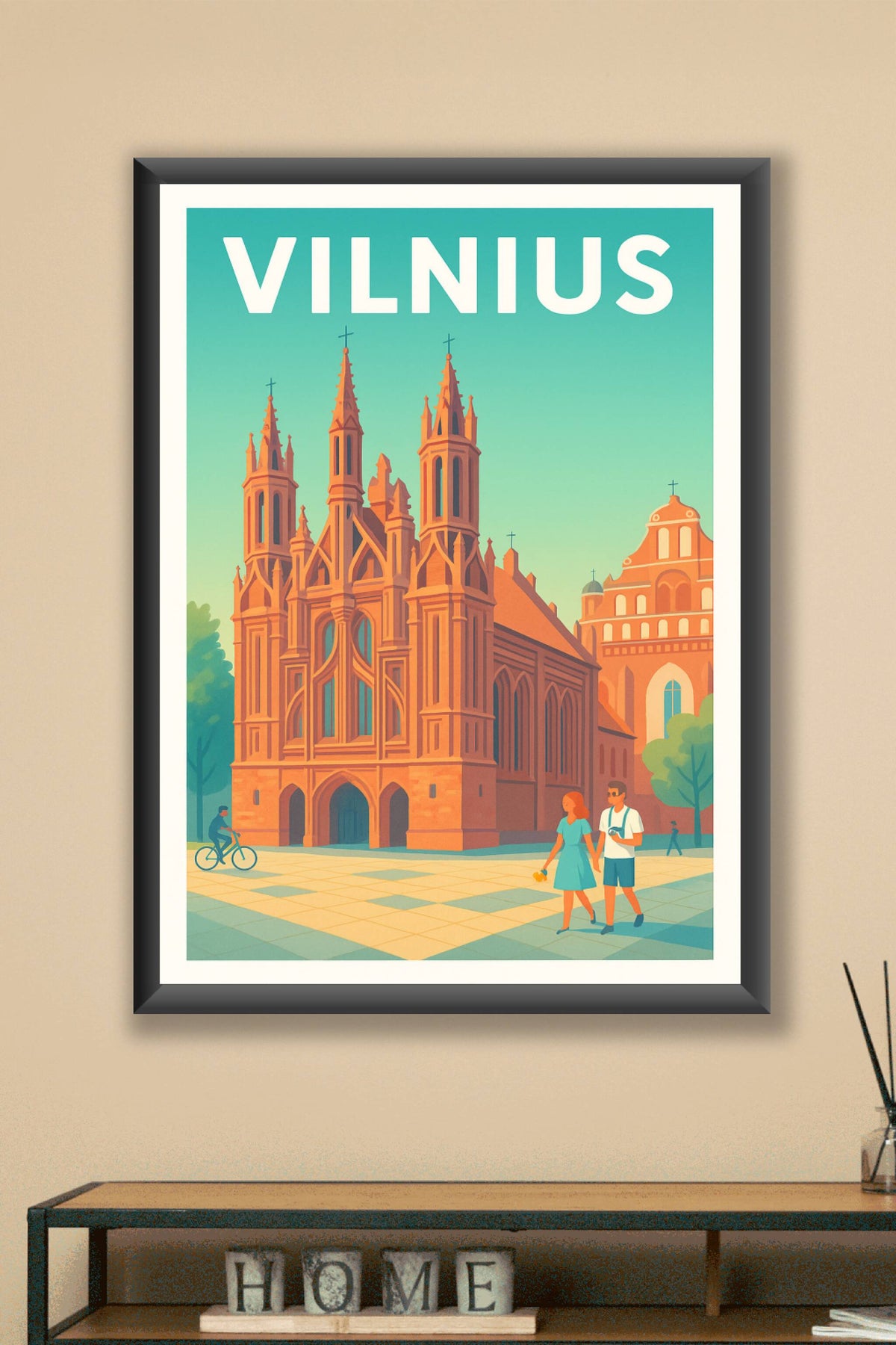 Affiche de Vilnius - Charme et histoire au cœur de la capitale lituanienne