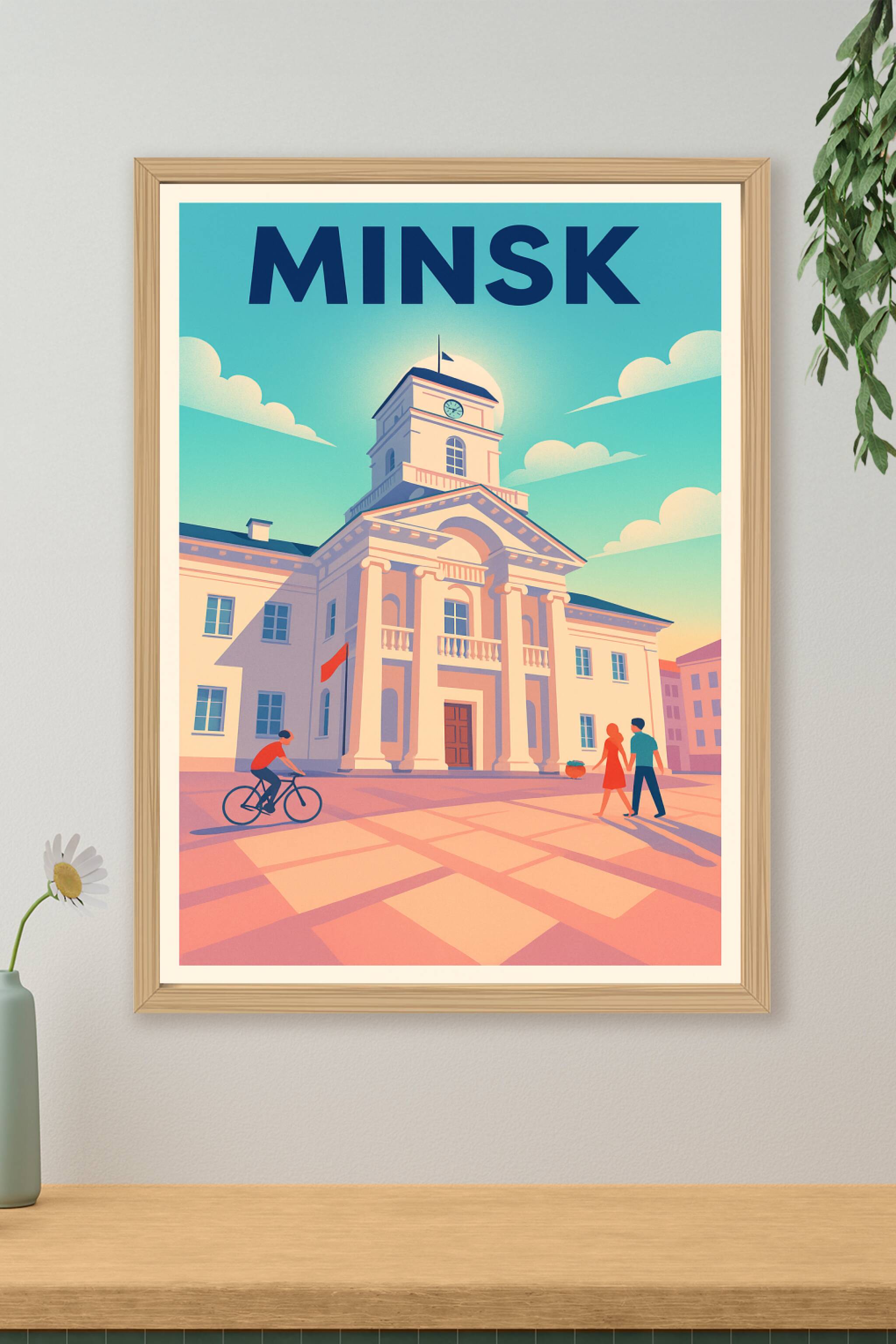 Affiche de Minsk - Charme et élégance au cœur de la capitale