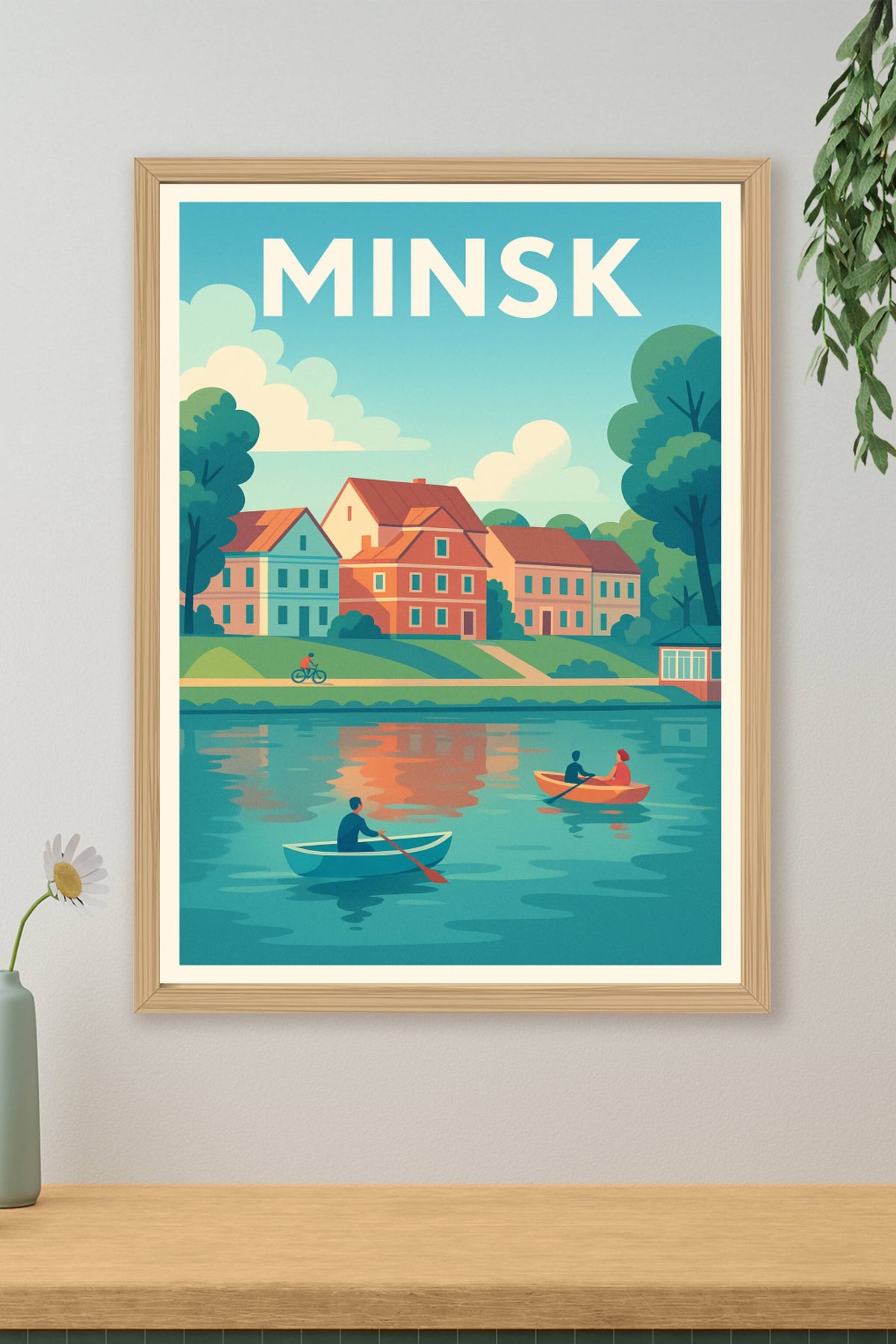 Affiche de Minsk - Évasion paisible au fil de l'eau
