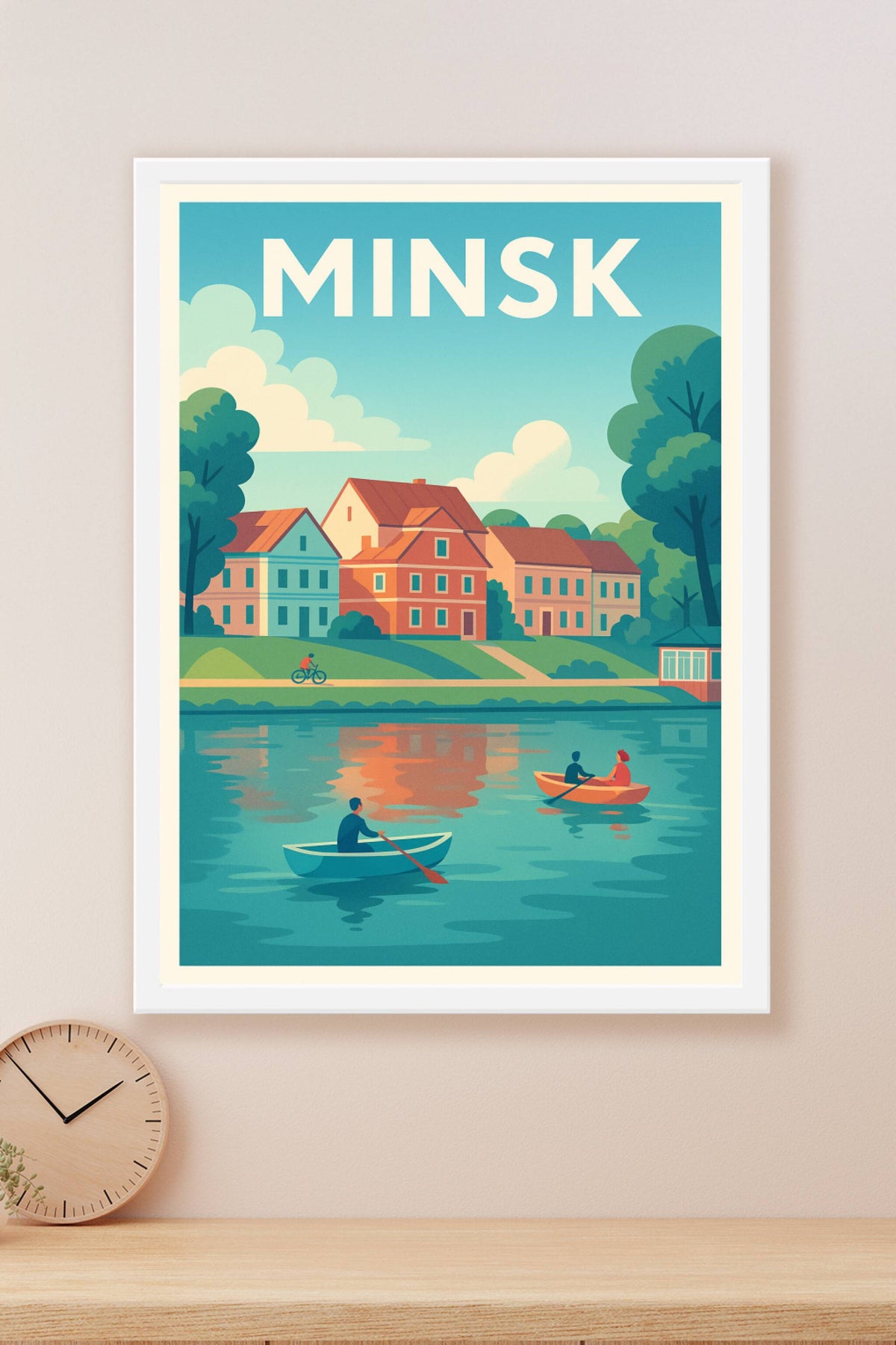 Affiche de Minsk - Évasion paisible au fil de l'eau