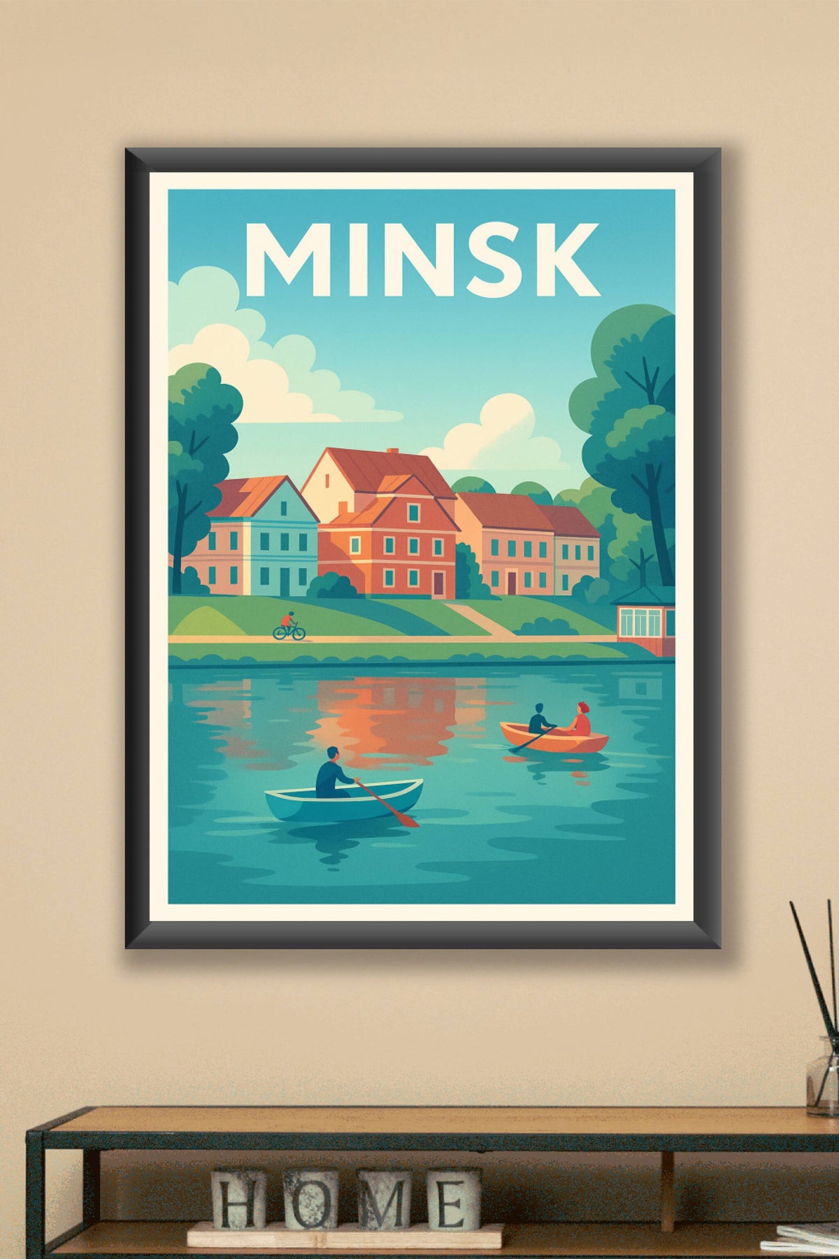 Affiche de Minsk - Évasion paisible au fil de l'eau