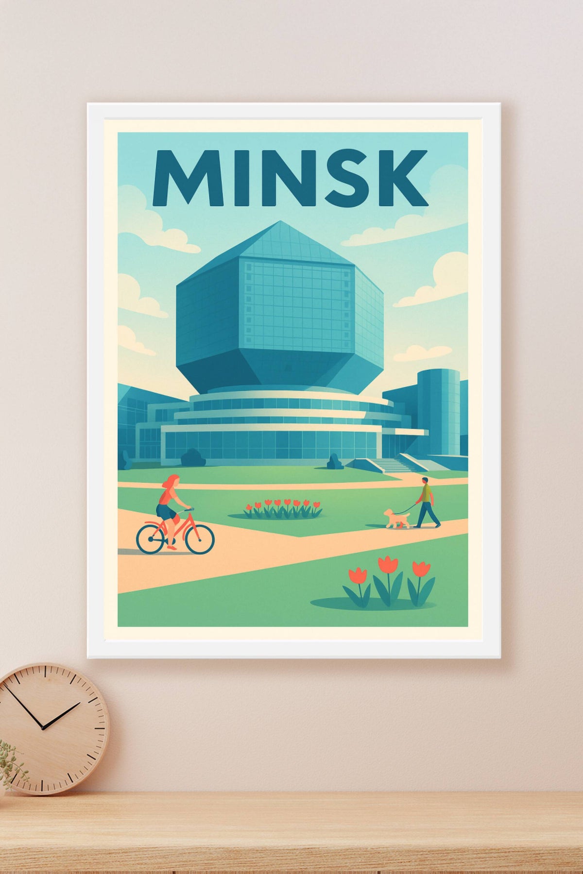 Affiche de Minsk - L'architecture emblématique au cœur de la ville