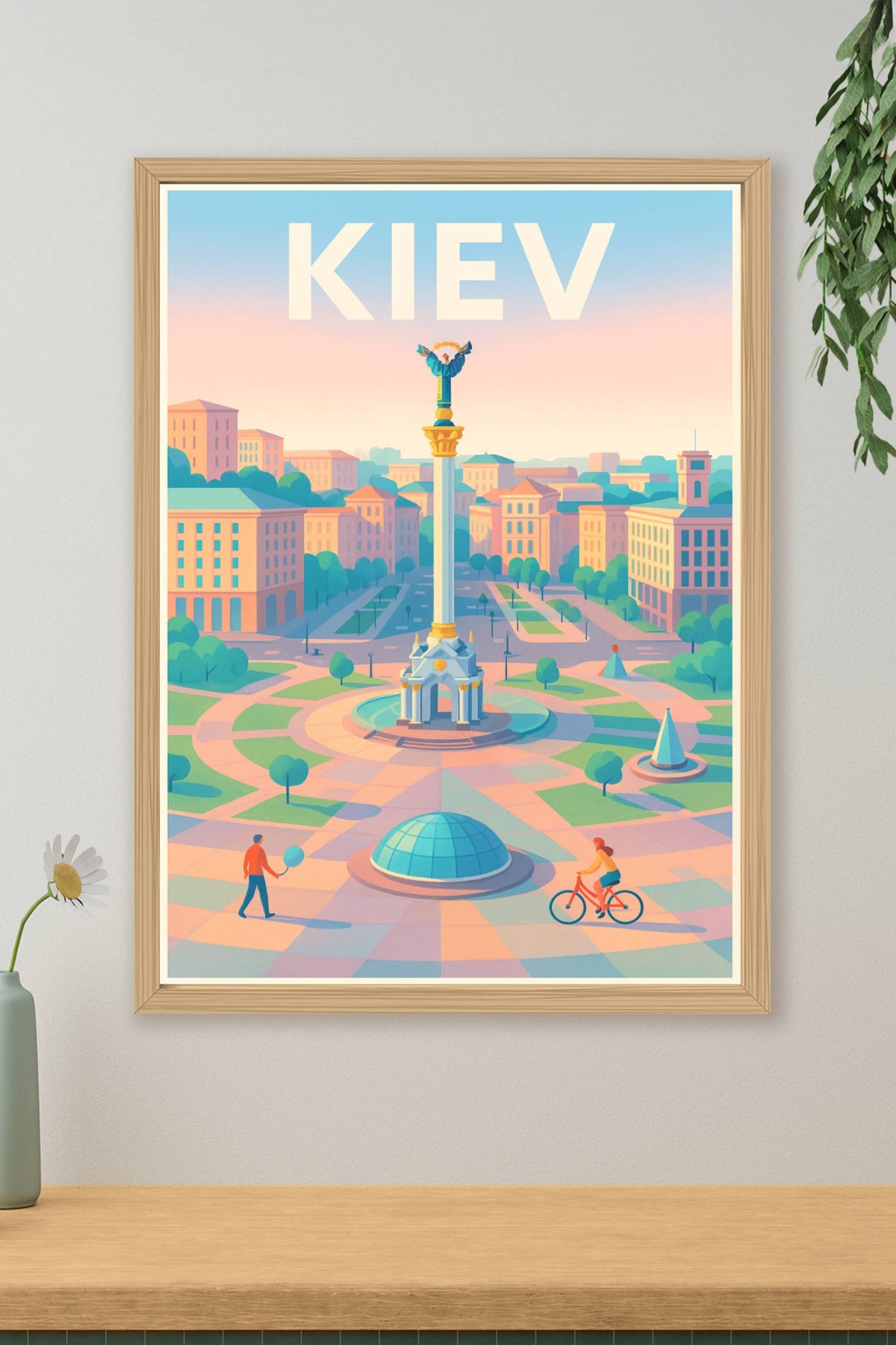 Affiche de Kiev - Harmonie et douceur au cœur de la ville