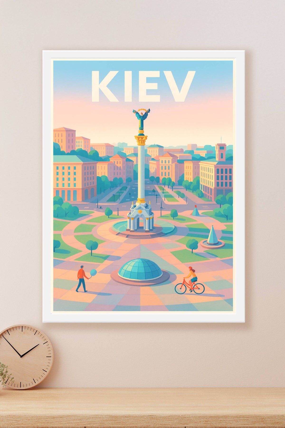 Affiche de Kiev - Harmonie et douceur au cœur de la ville