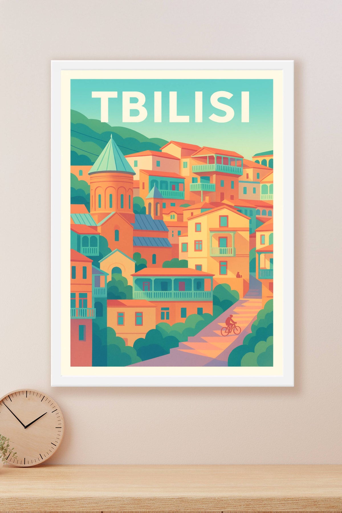 Affiche de Tbilissi - Charme coloré au cœur de la vieille ville