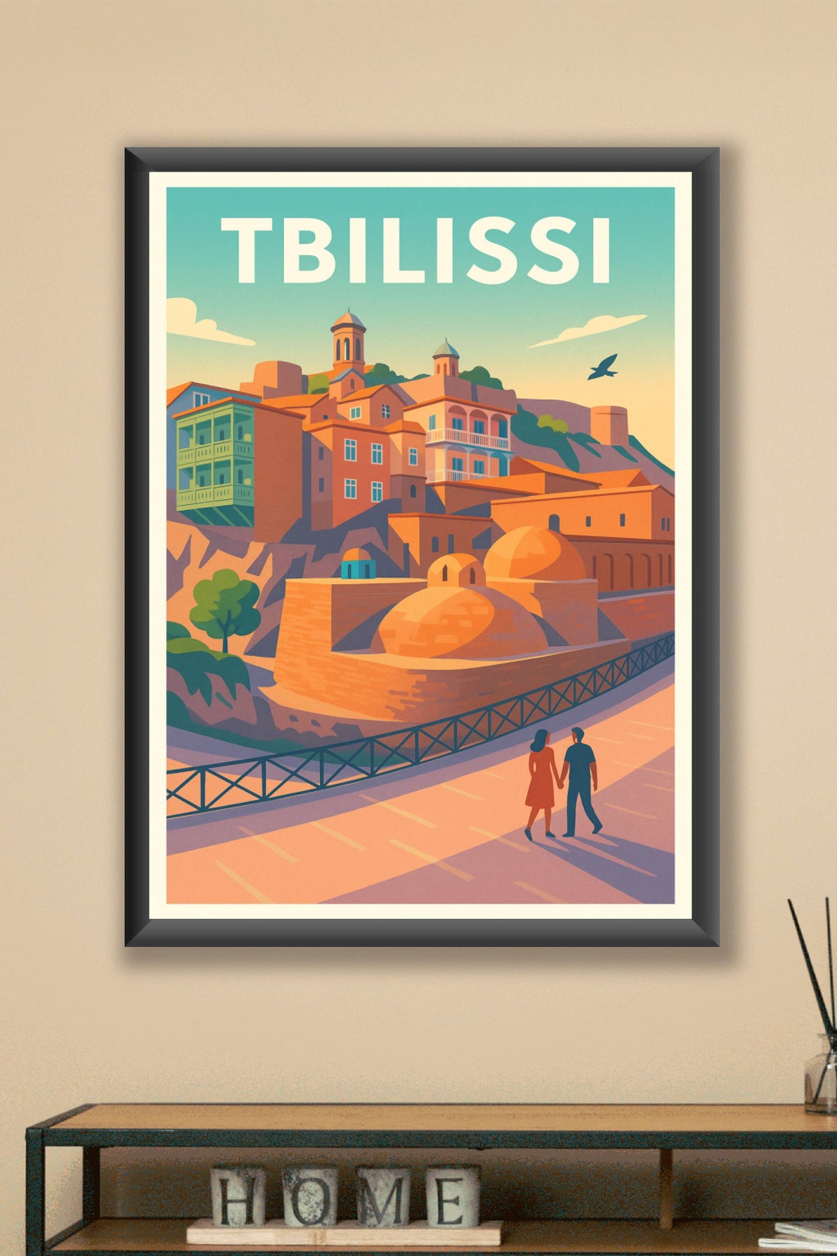 Affiche de Tbilissi - Charme et histoire ensoleillée