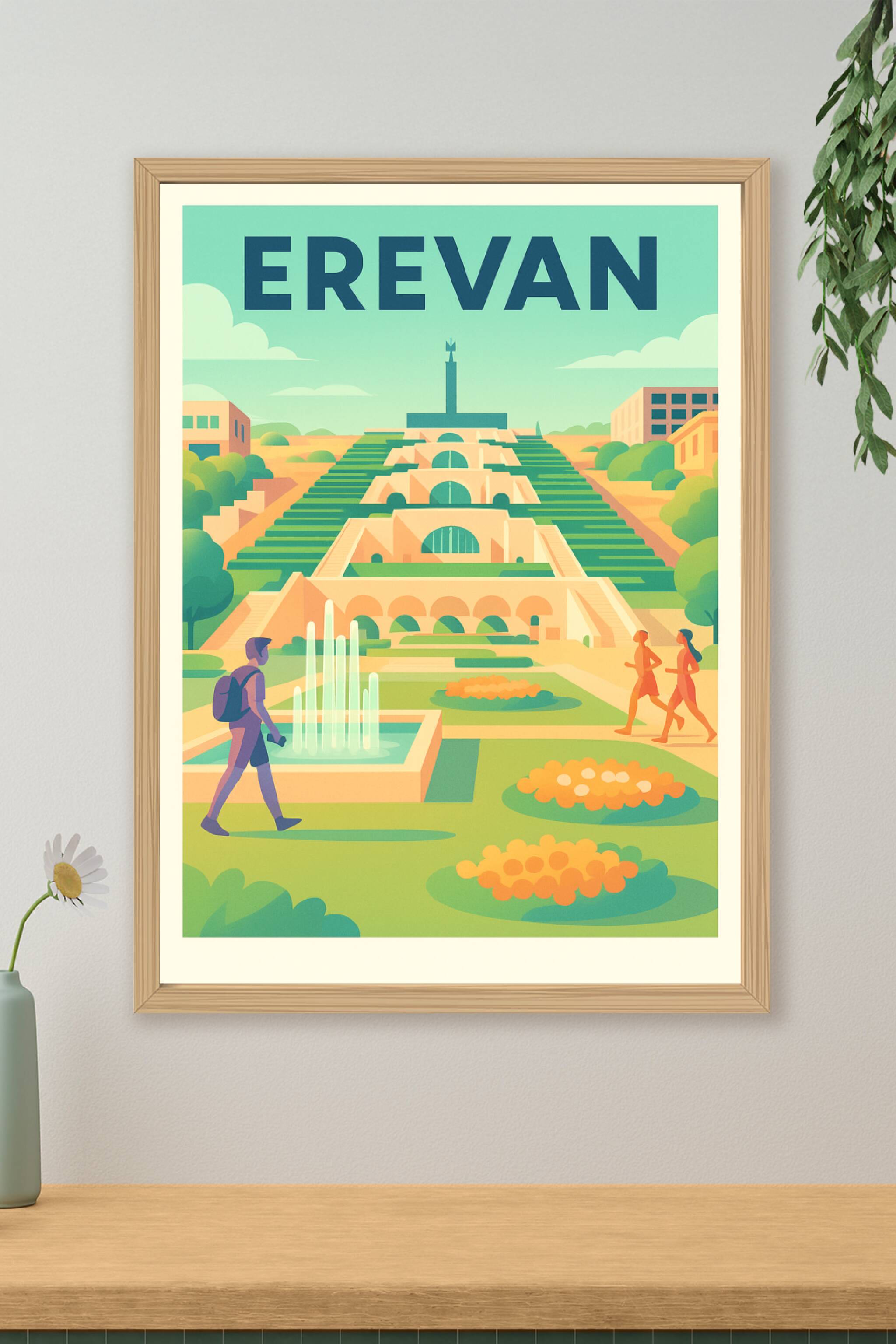 Affiche de Erevan - Une promenade iconique vers les cascades