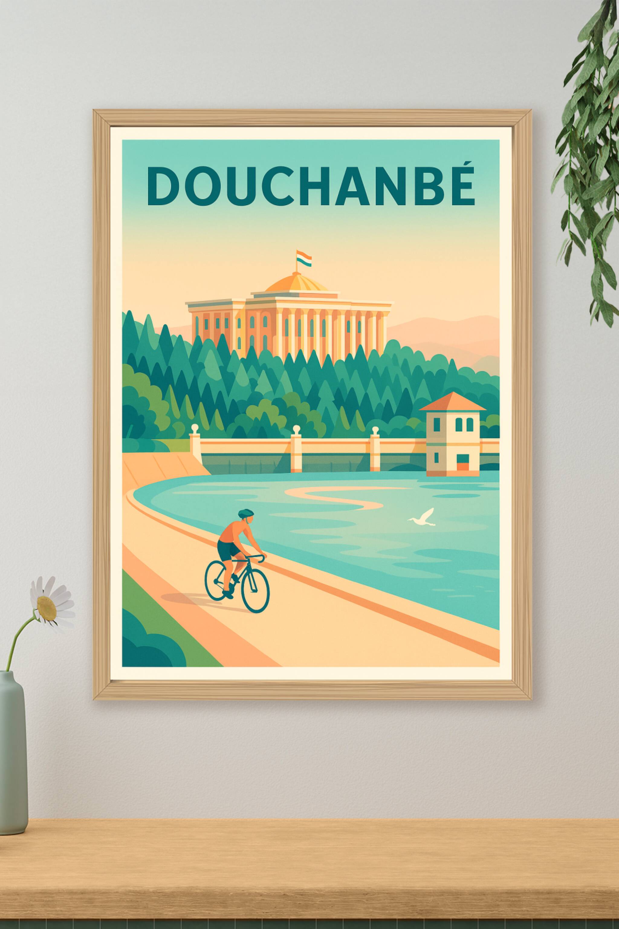 Affiche de Douchanbé - L'élégance verte d'une capitale paisible