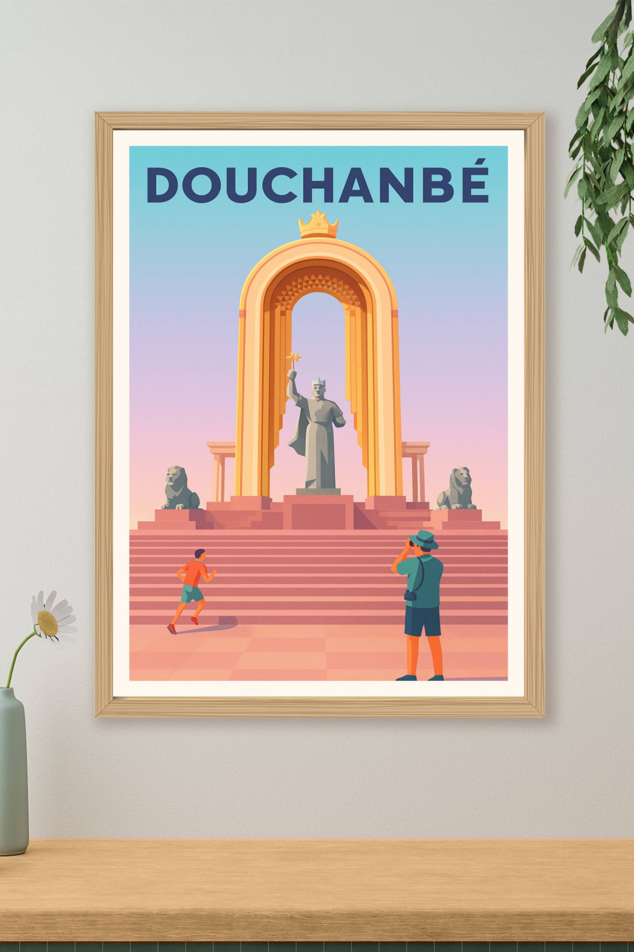 Affiche de Douchanbé - L'icône majestueuse de la capitale tadjike