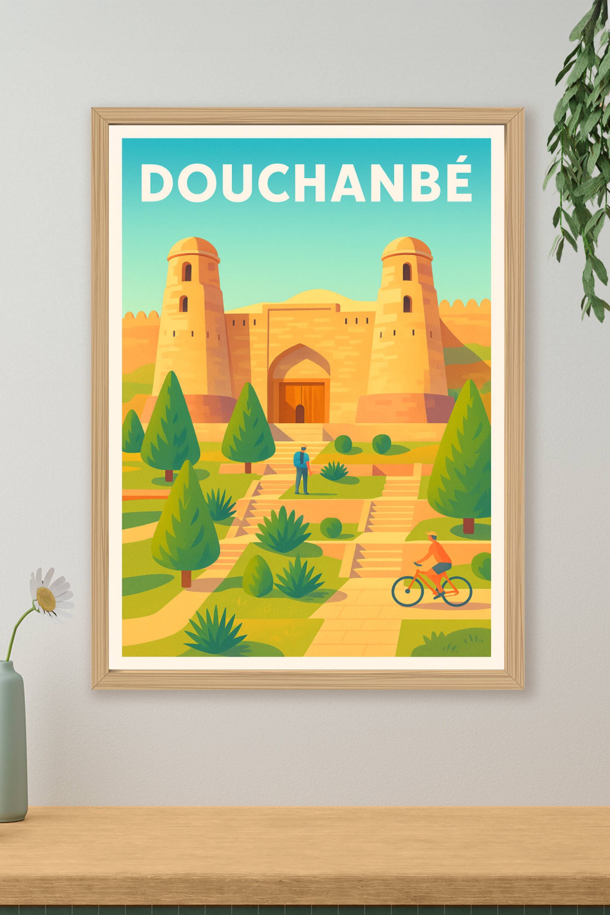 Affiche de Douchanbé - Découverte colorée de la capitale tadjike