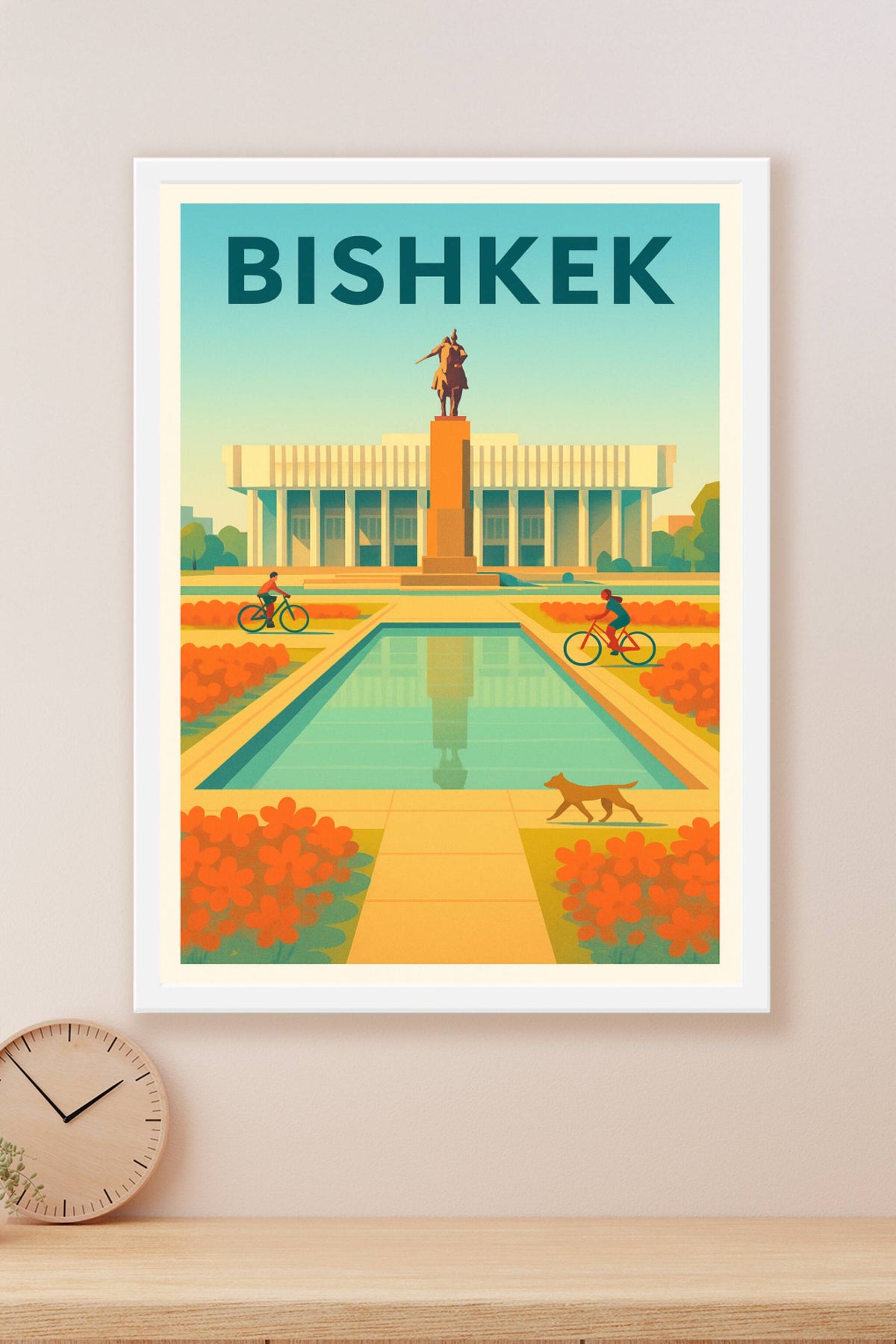 Affiche de Bichkek - Charme et sérénité au cœur de la capitale kirghize