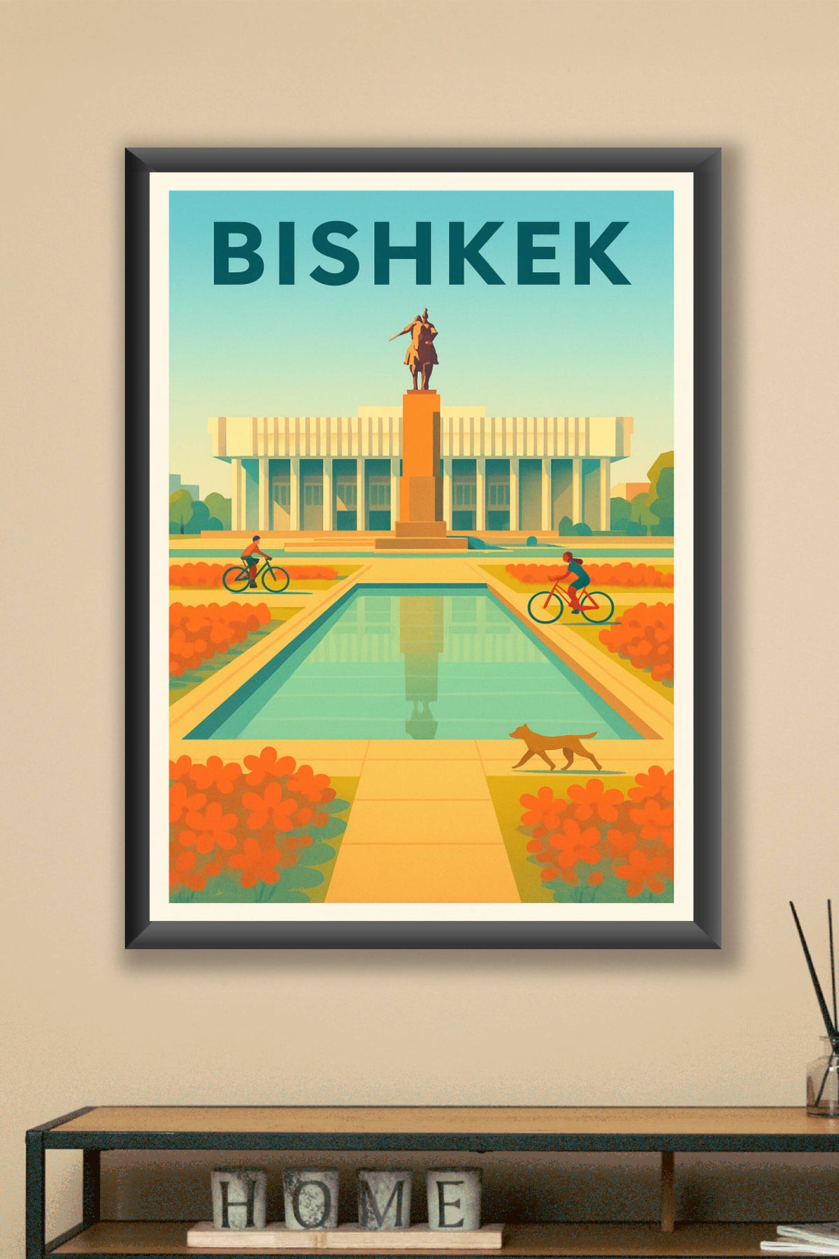 Affiche de Bichkek - Charme et sérénité au cœur de la capitale kirghize