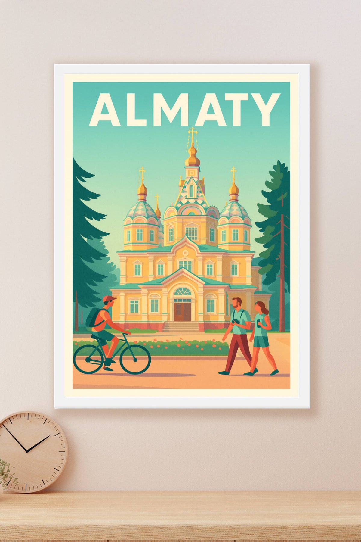 Affiche de Almaty - Une escapade culturelle au cœur des montagnes