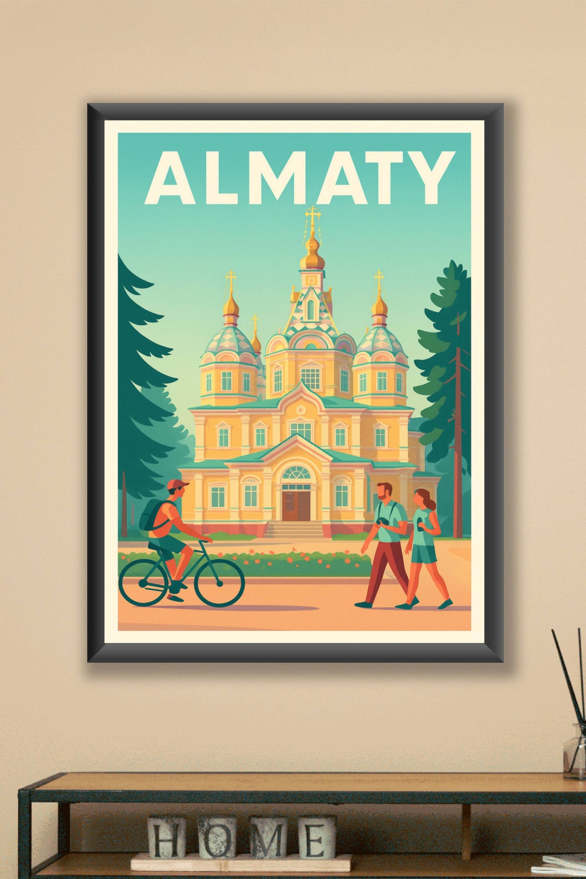 Affiche de Almaty - Une escapade culturelle au cœur des montagnes