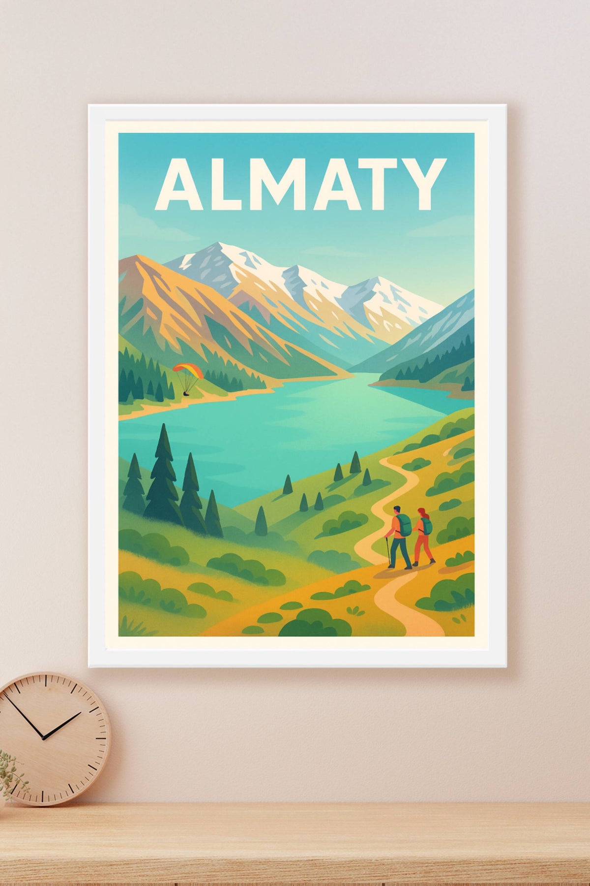 Affiche de Almaty - Évasion au cœur des montagnes kazakhes