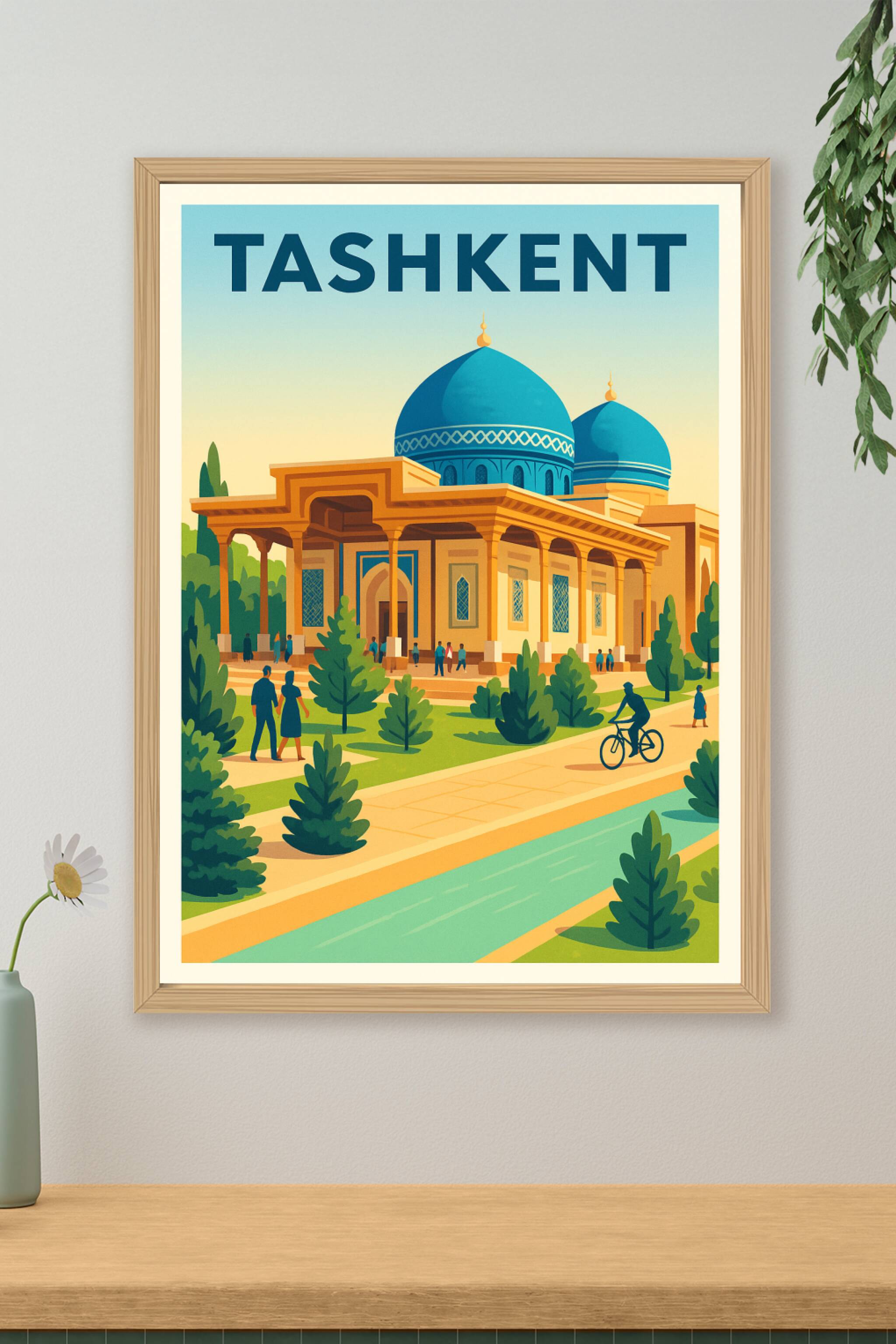 Affiche de Tashkent - L'élégance architecturale au cœur de l'Ouzbékistan