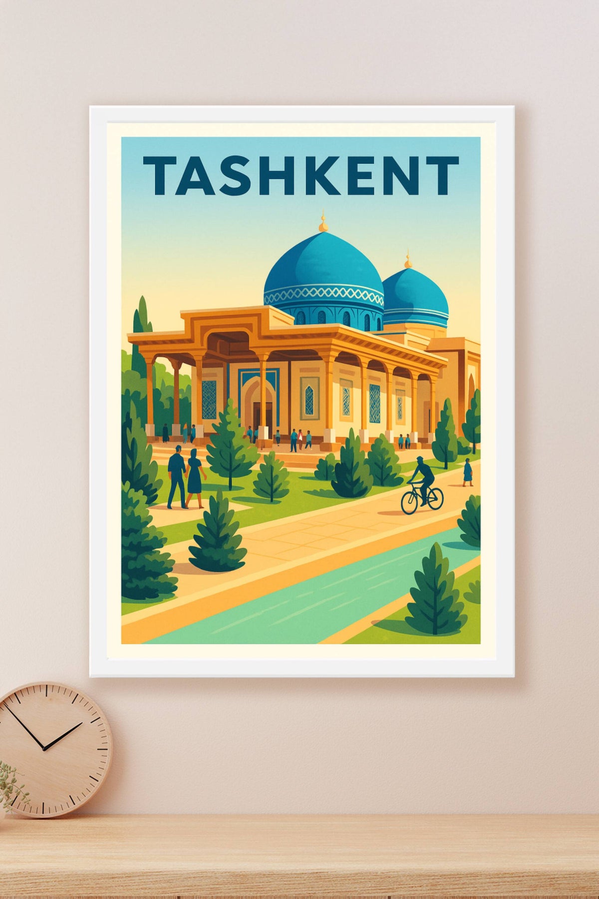 Affiche de Tashkent - L'élégance architecturale au cœur de l'Ouzbékistan