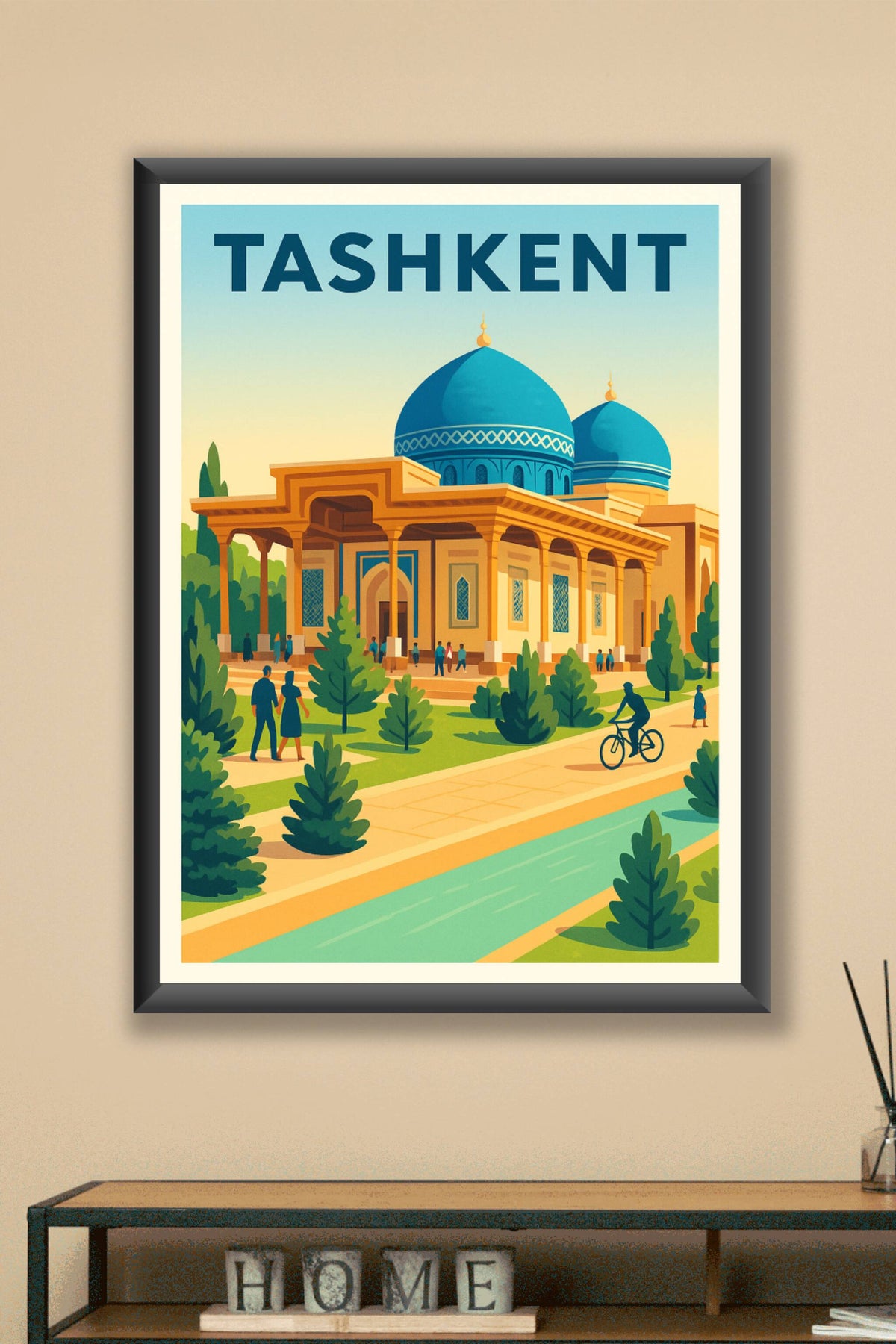 Affiche de Tashkent - L'élégance architecturale au cœur de l'Ouzbékistan
