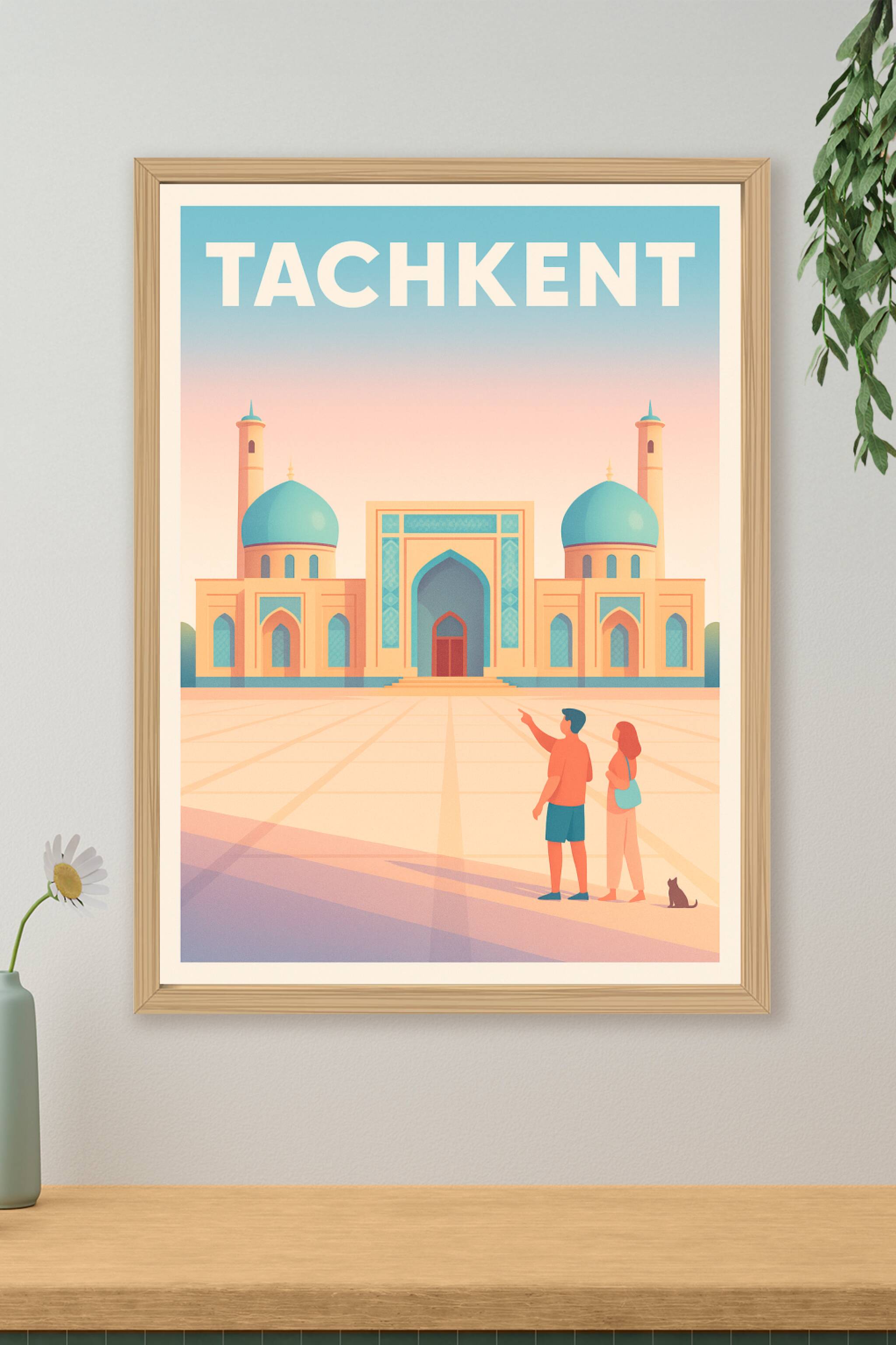 Affiche de Tachkent - Découvrez l'âme architecturale de l'Ouzbékistan