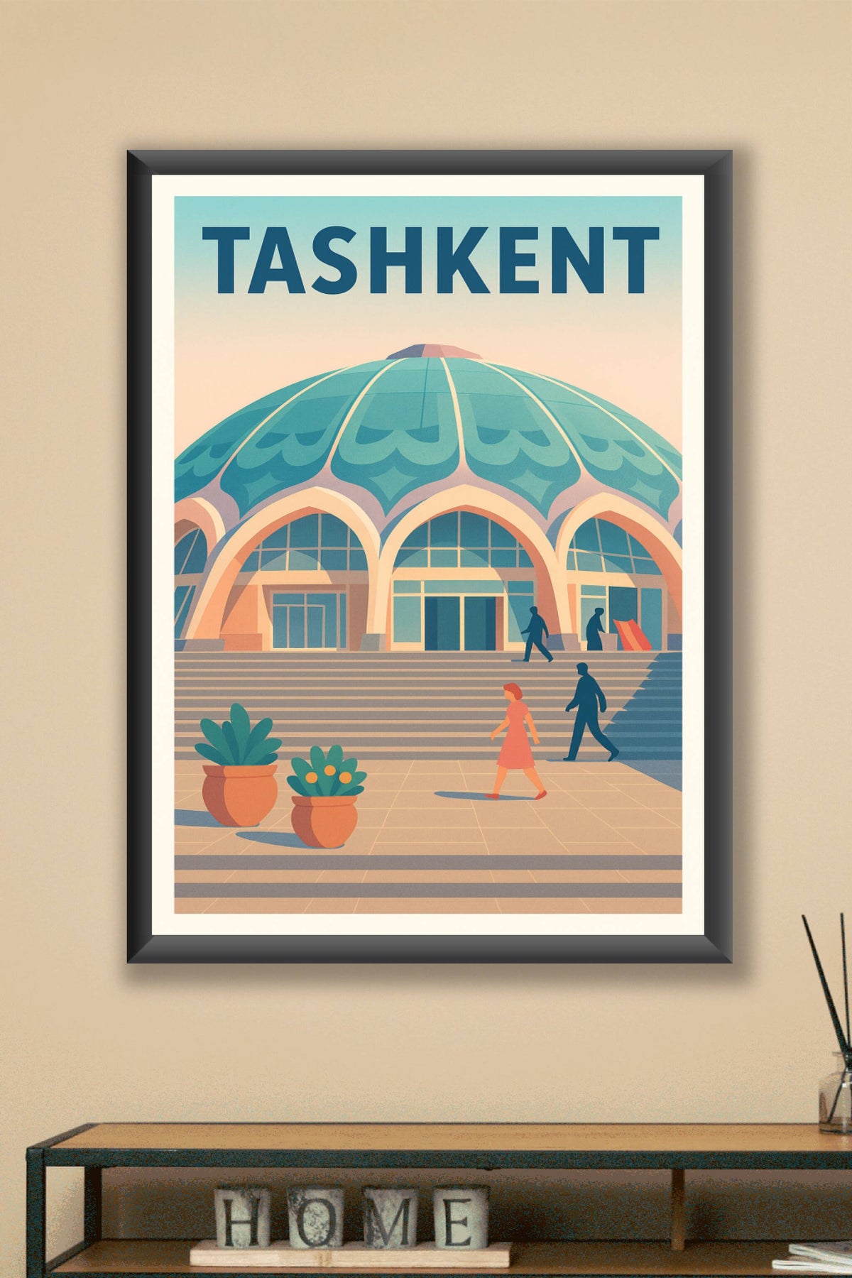 Affiche de Tachkent - Évasion architecturale en Ouzbékistan
