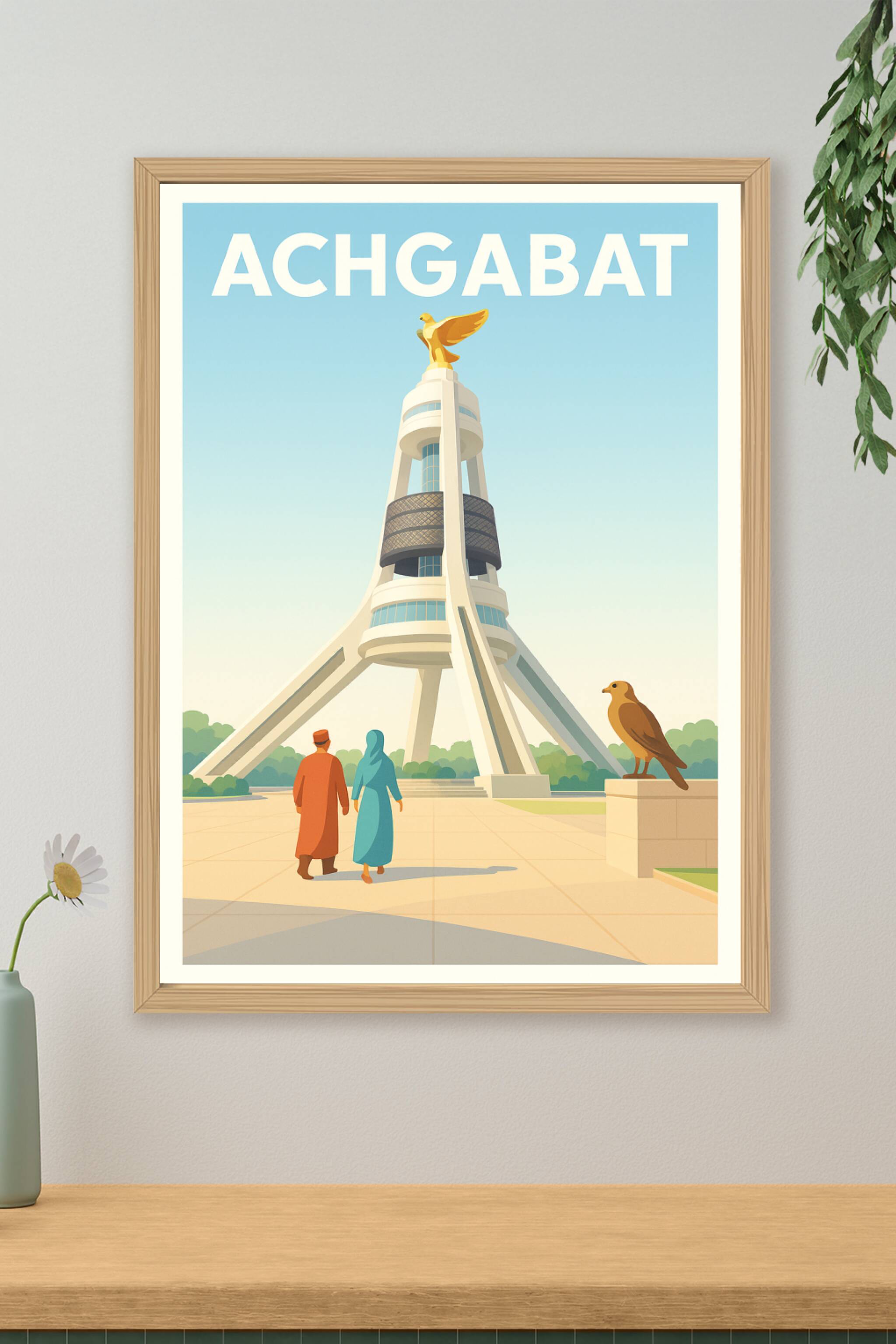 Affiche de Achgabat - L'élégance architecturale au cœur du Turkménistan