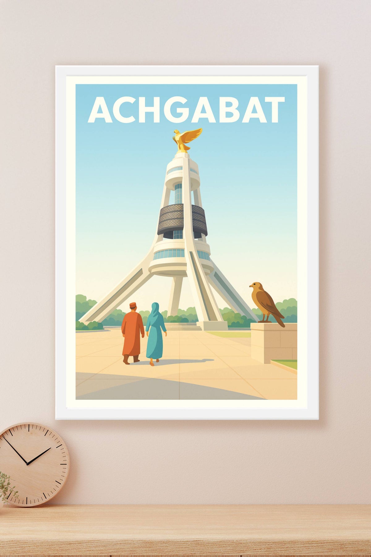 Affiche de Achgabat - L'élégance architecturale au cœur du Turkménistan