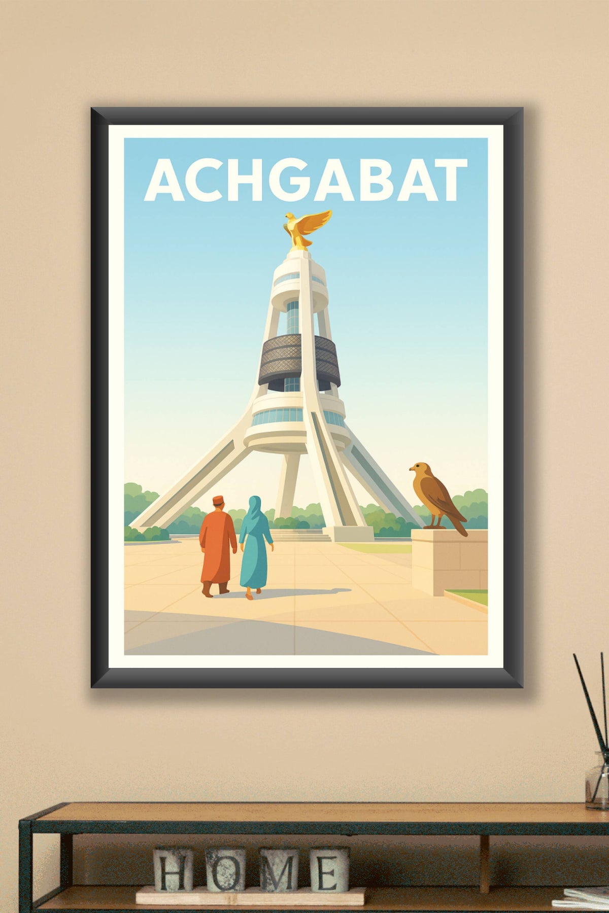Affiche de Achgabat - L'élégance architecturale au cœur du Turkménistan