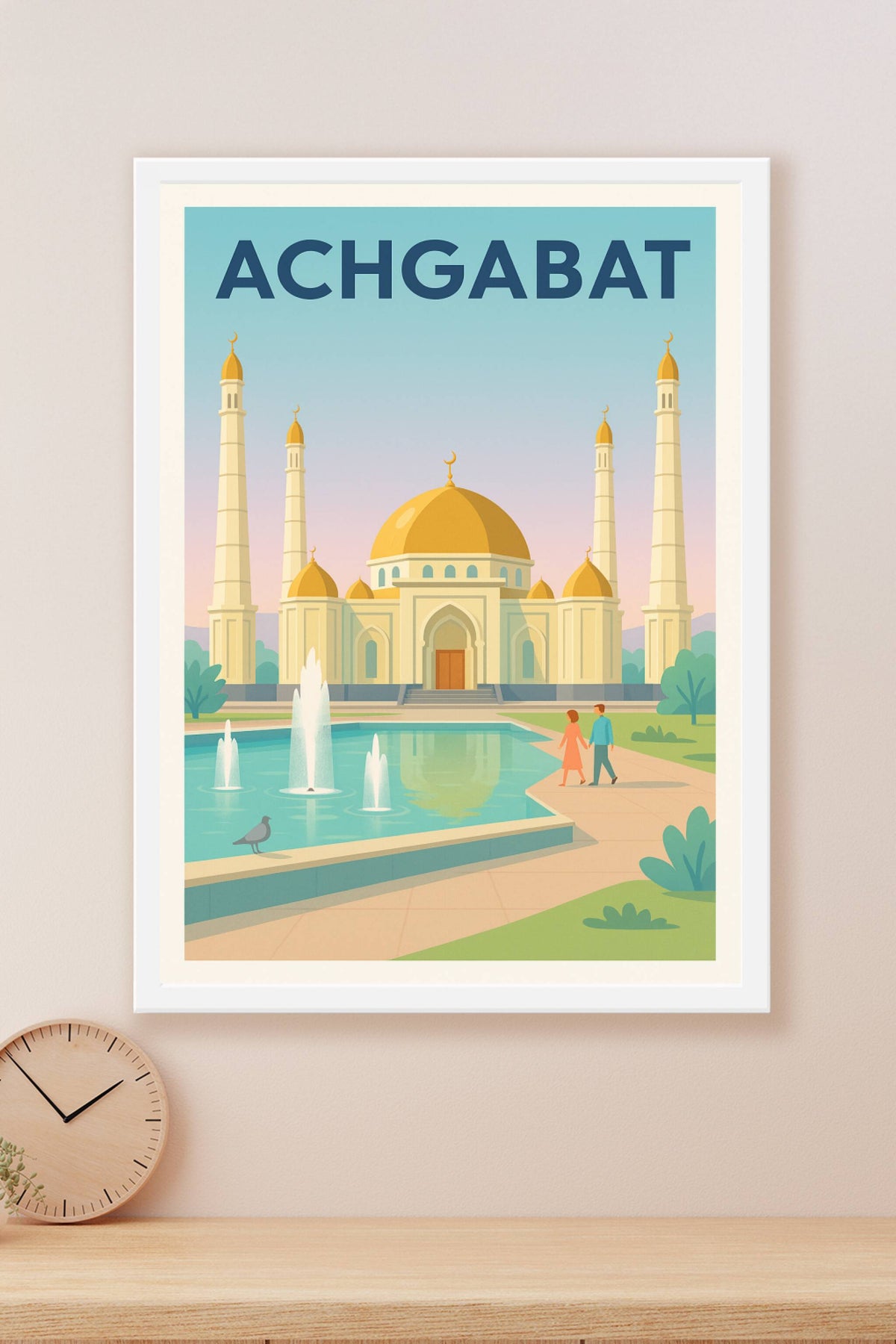 Affiche de Achgabat - L'élégance architecturale au cœur du Turkménistan