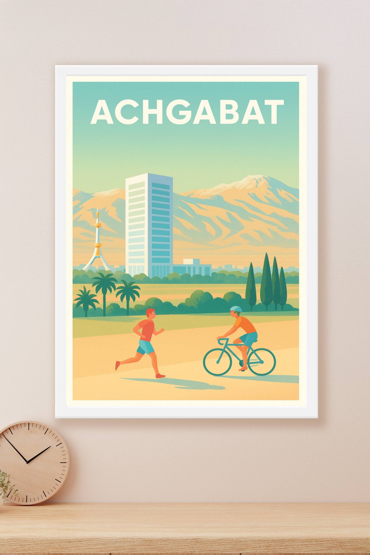 Affiche de Achgabat - Harmonie entre nature et modernité