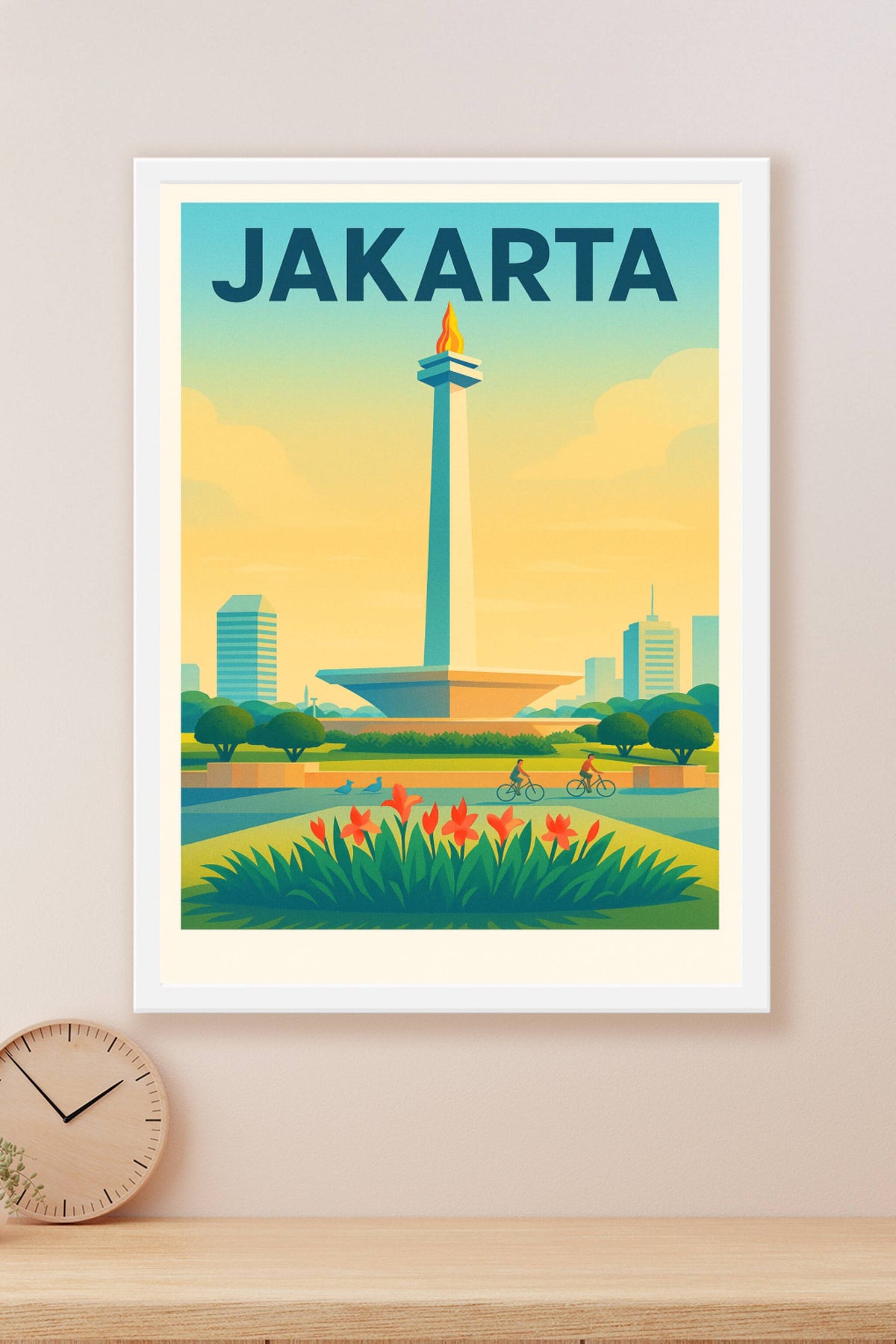 Affiche de Jakarta - L’emblématique Monumen Nasional en lumière
