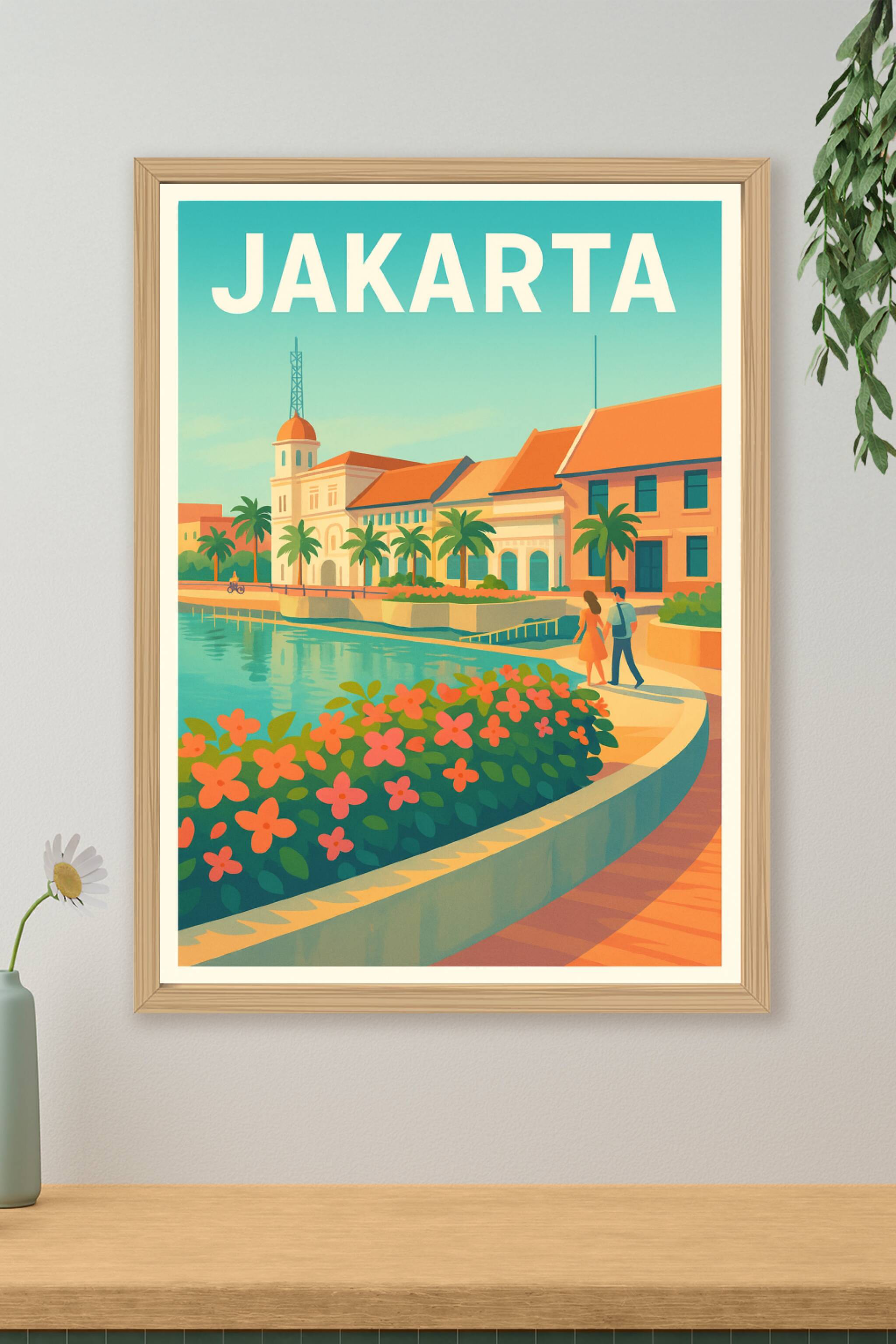 Affiche de Jakarta - Escapade tropicale au cœur de la ville