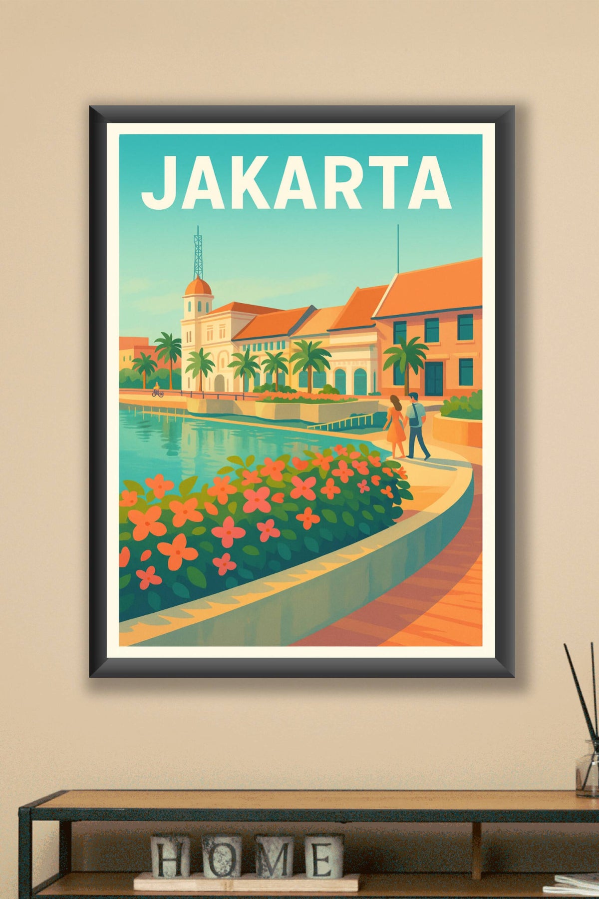 Affiche de Jakarta - Escapade tropicale au cœur de la ville