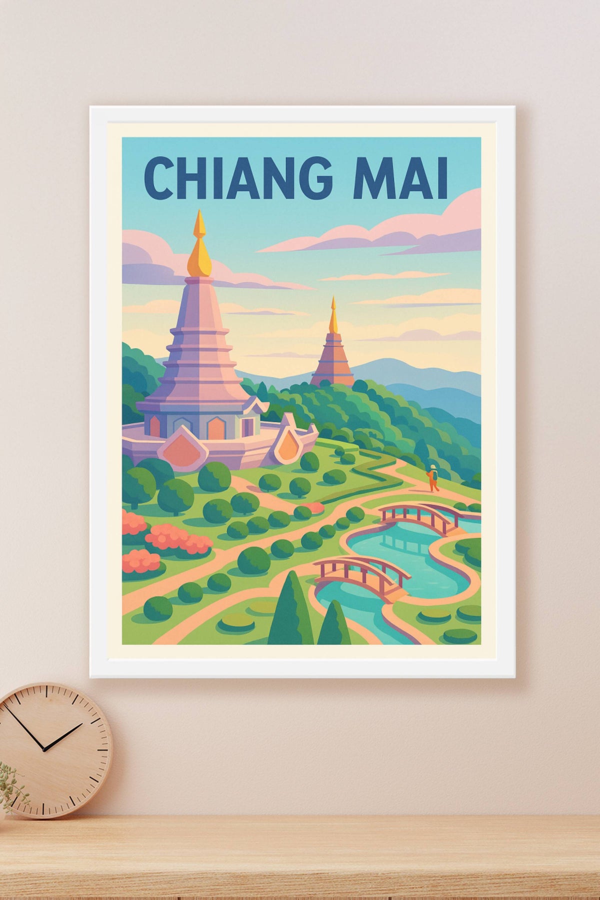 Affiche de Chiang Mai - Sérénité et paysages enchanteurs