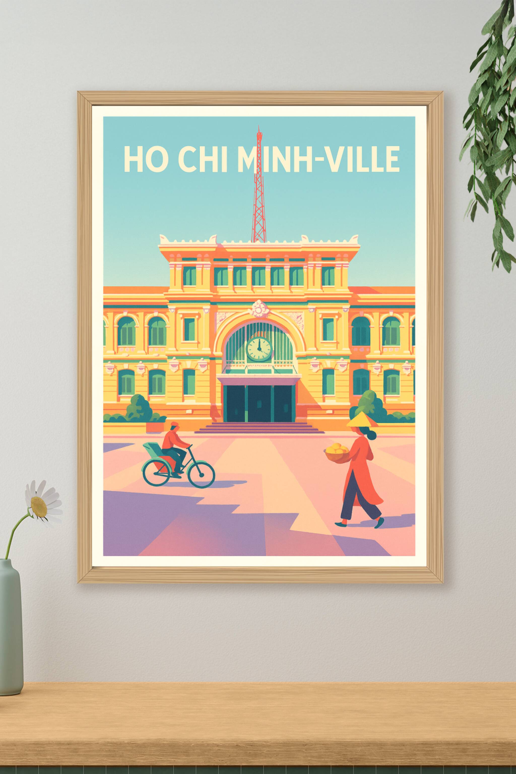 Affiche de Ho Chi Minh-Ville - Voyage au cœur de l'Asie dynamique