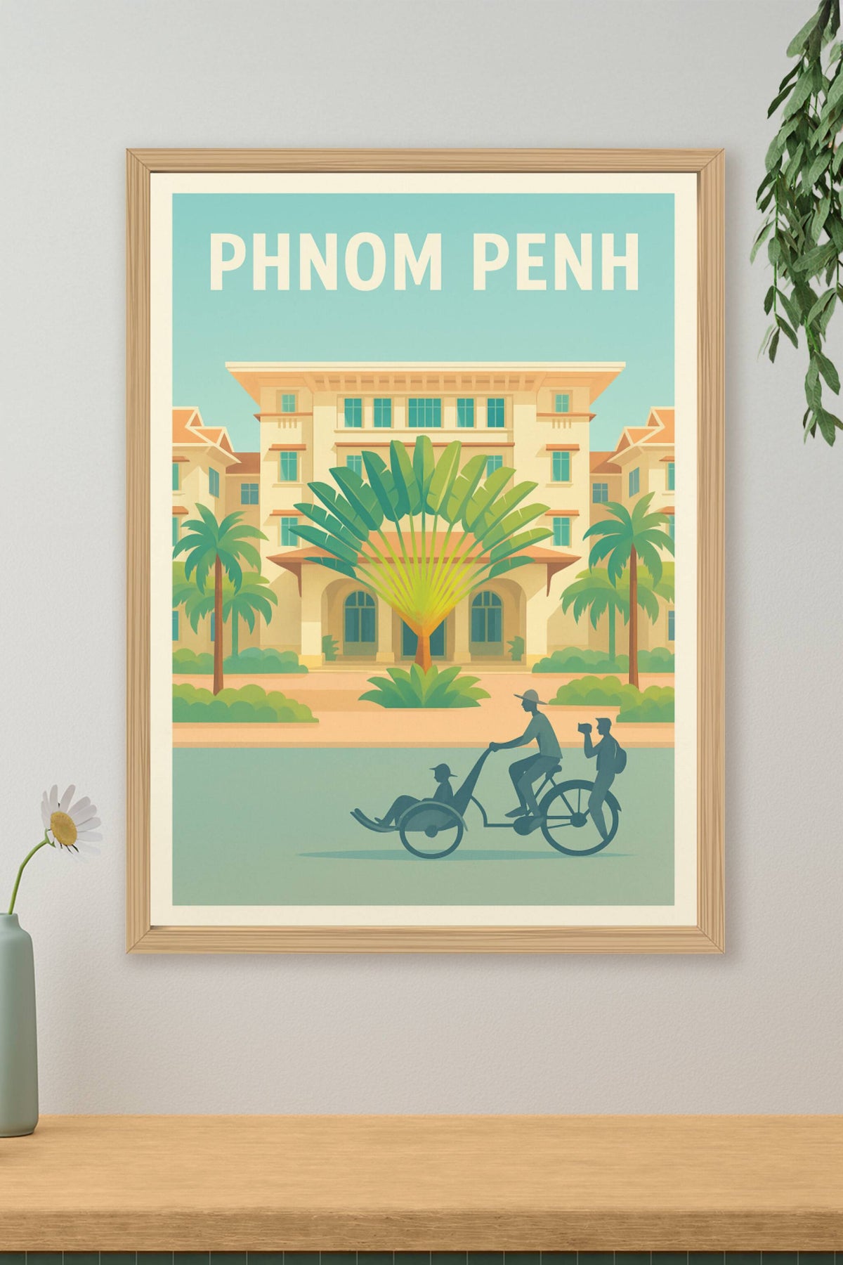 Affiche de Phnom Penh - Voyage au cœur du Cambodge authentique