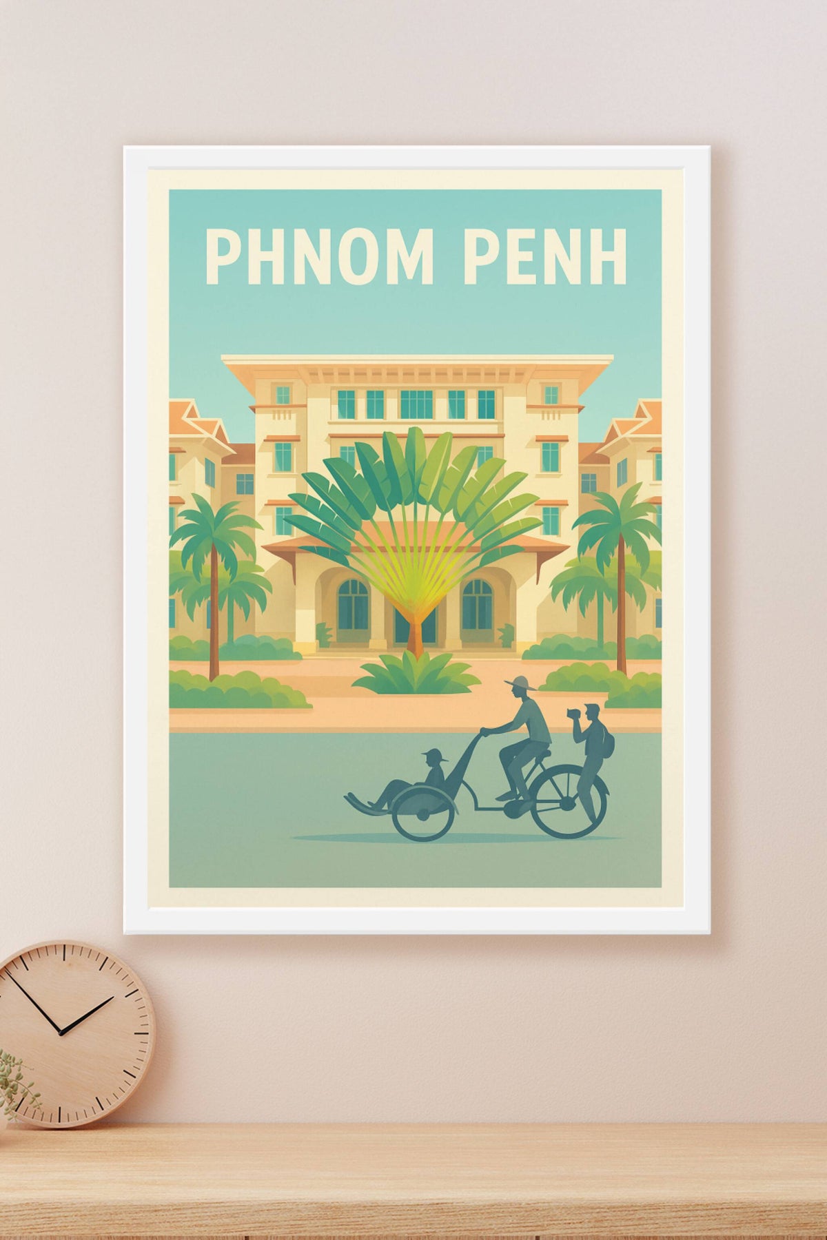 Affiche de Phnom Penh - Voyage au cœur du Cambodge authentique
