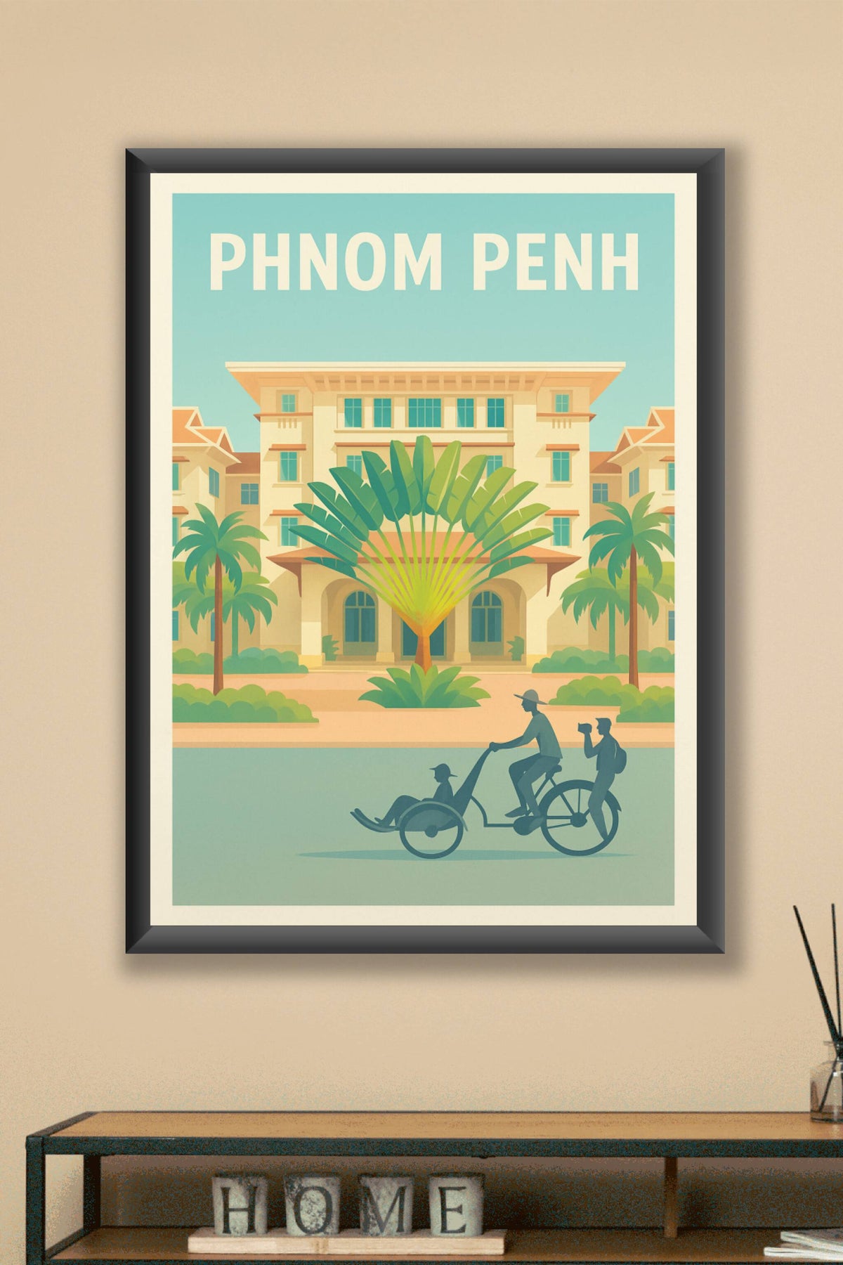 Affiche de Phnom Penh - Voyage au cœur du Cambodge authentique