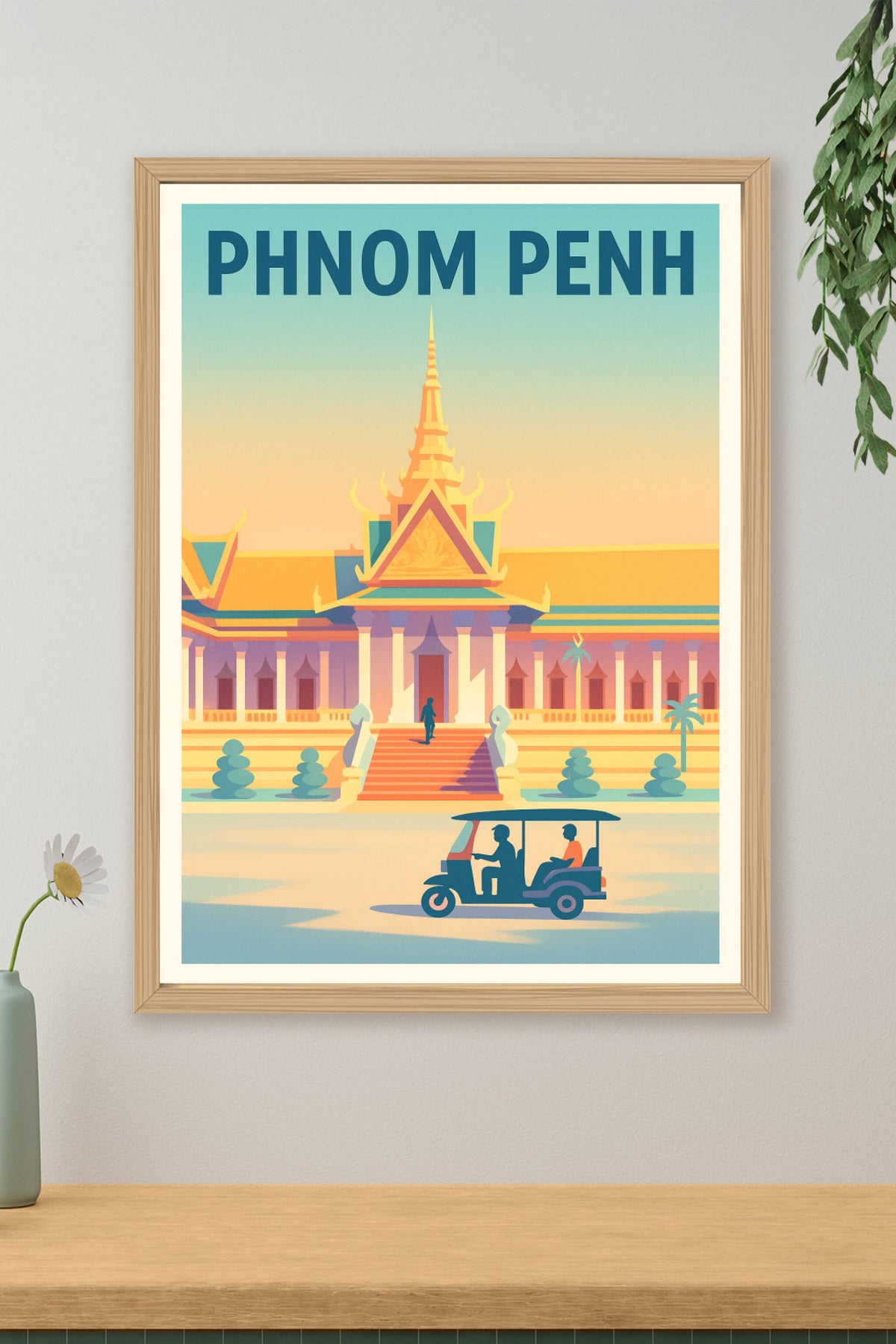 Affiche de Phnom Penh - L'âme vibrante du Cambodge en poster