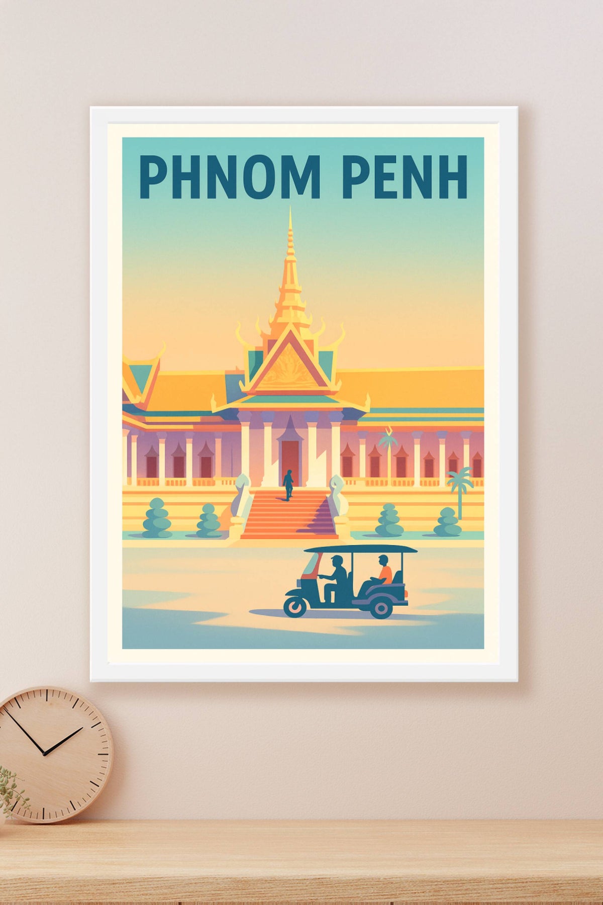 Affiche de Phnom Penh - L'âme vibrante du Cambodge en poster