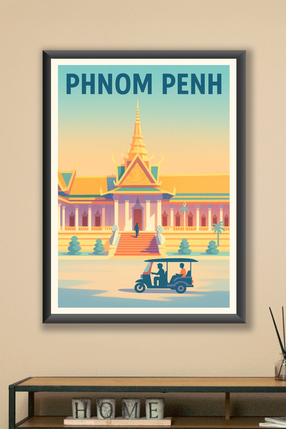 Affiche de Phnom Penh - L'âme vibrante du Cambodge en poster