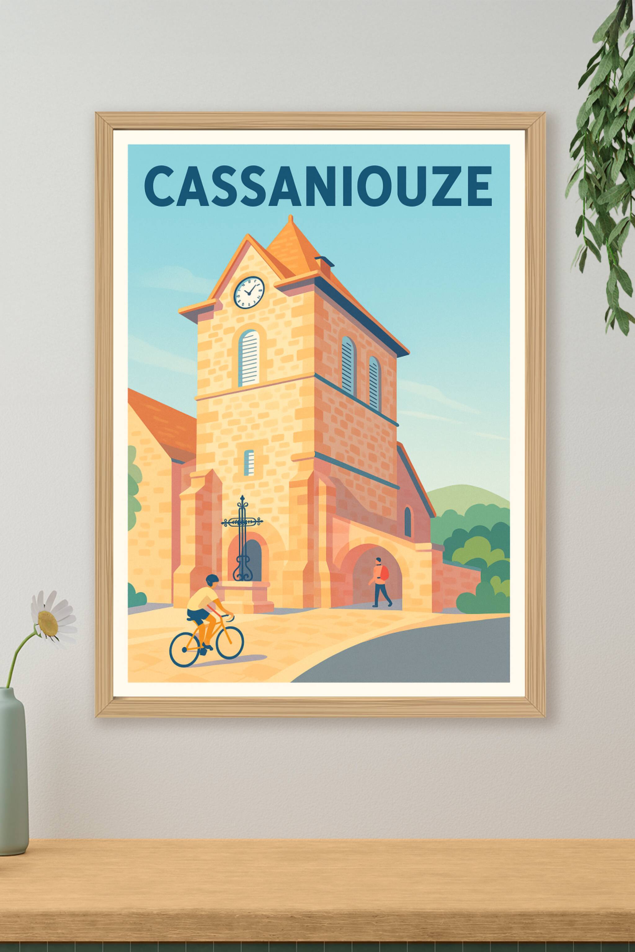 Affiche de Cassaniouze - Charme et sérénité du Sud-Aveyron
