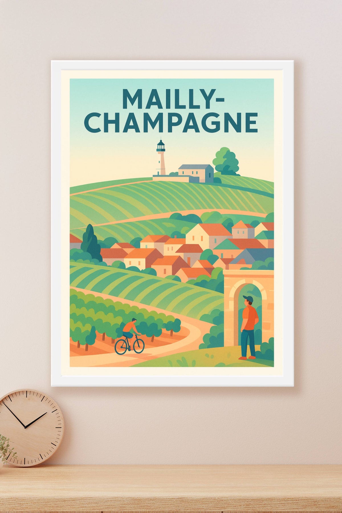 Affiche de Mailly-Champagne - Flânerie au cœur des vignobles champenois