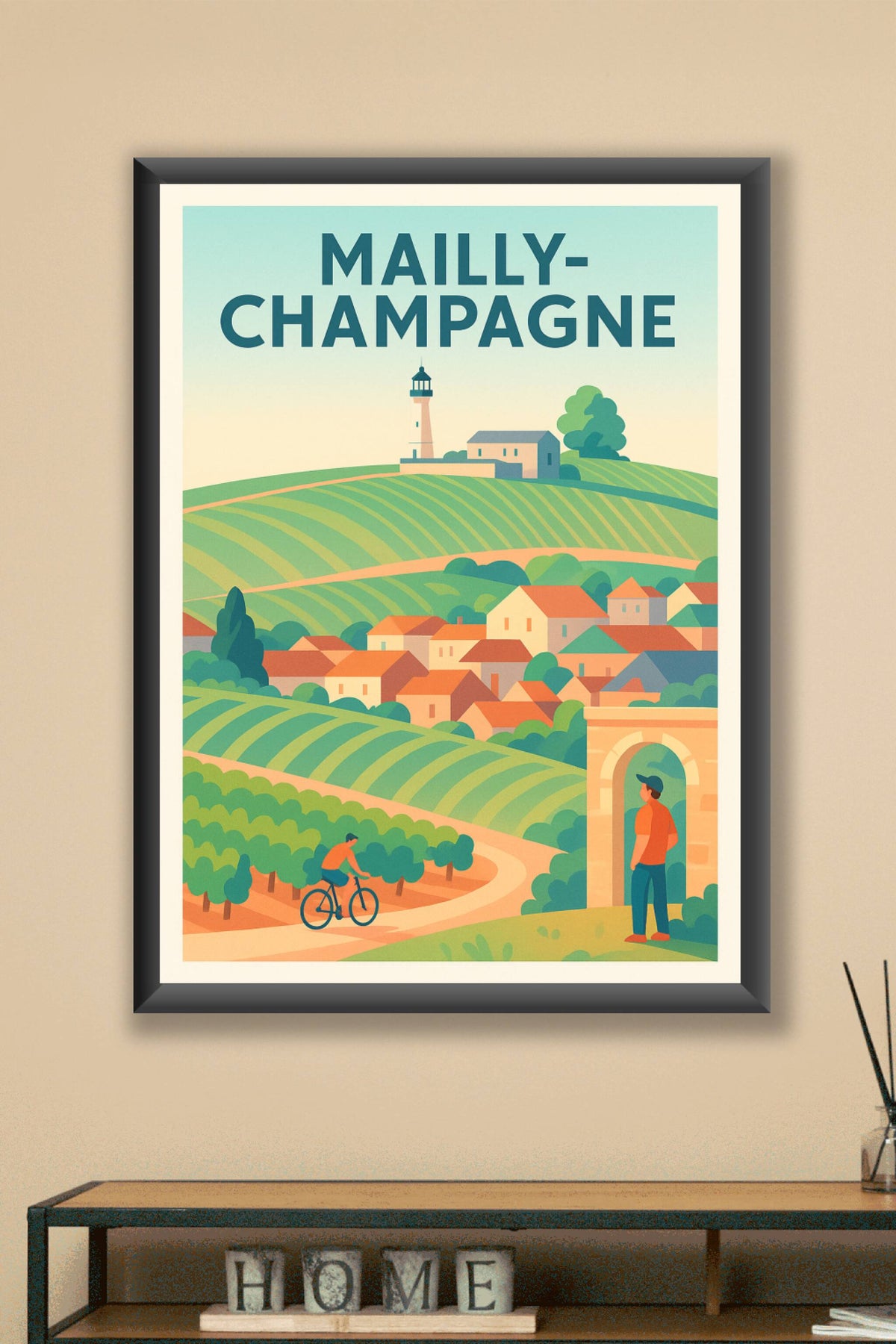 Affiche de Mailly-Champagne - Flânerie au cœur des vignobles champenois