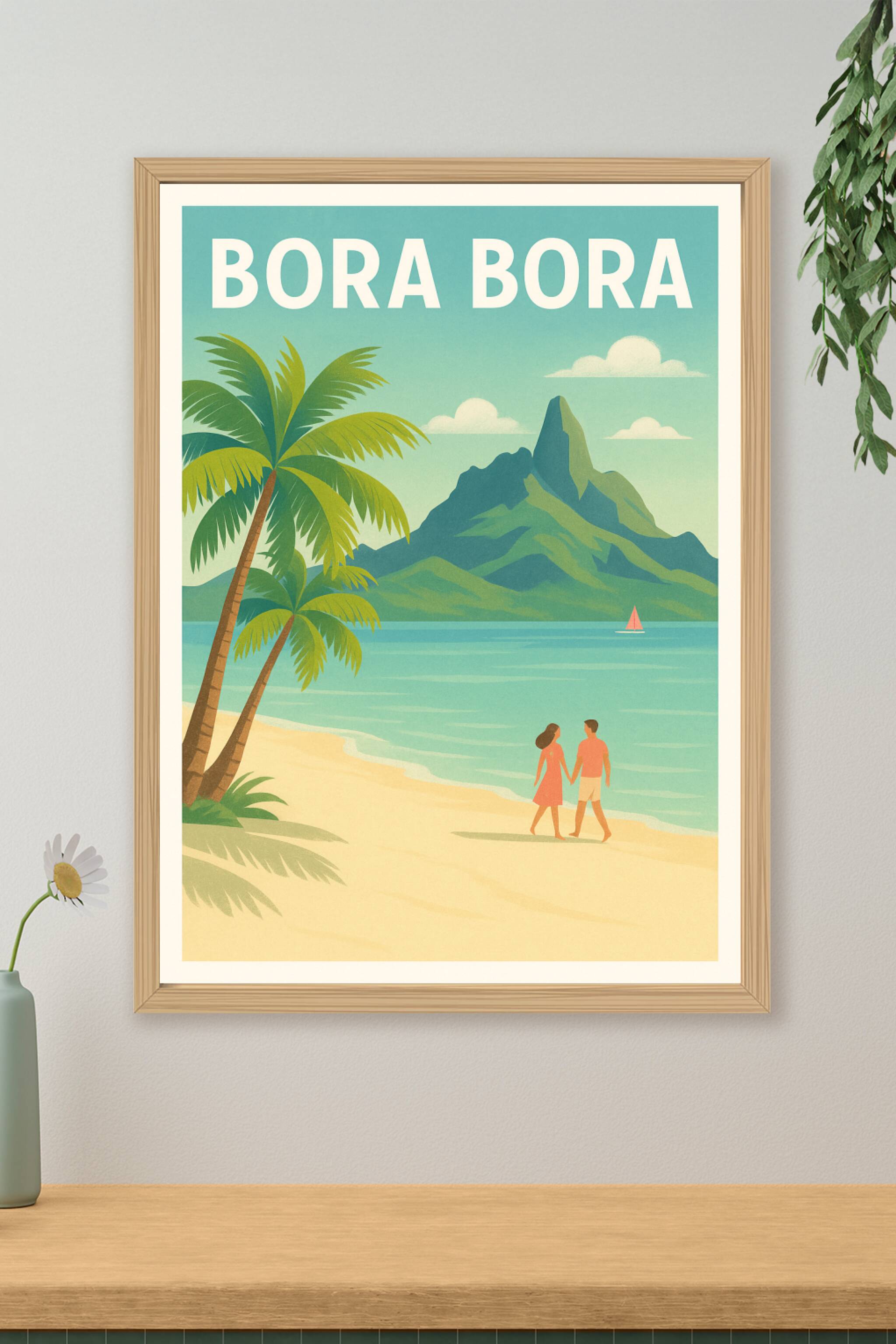 Affiche de Bora Bora - L'évasion romantique en Polynésie