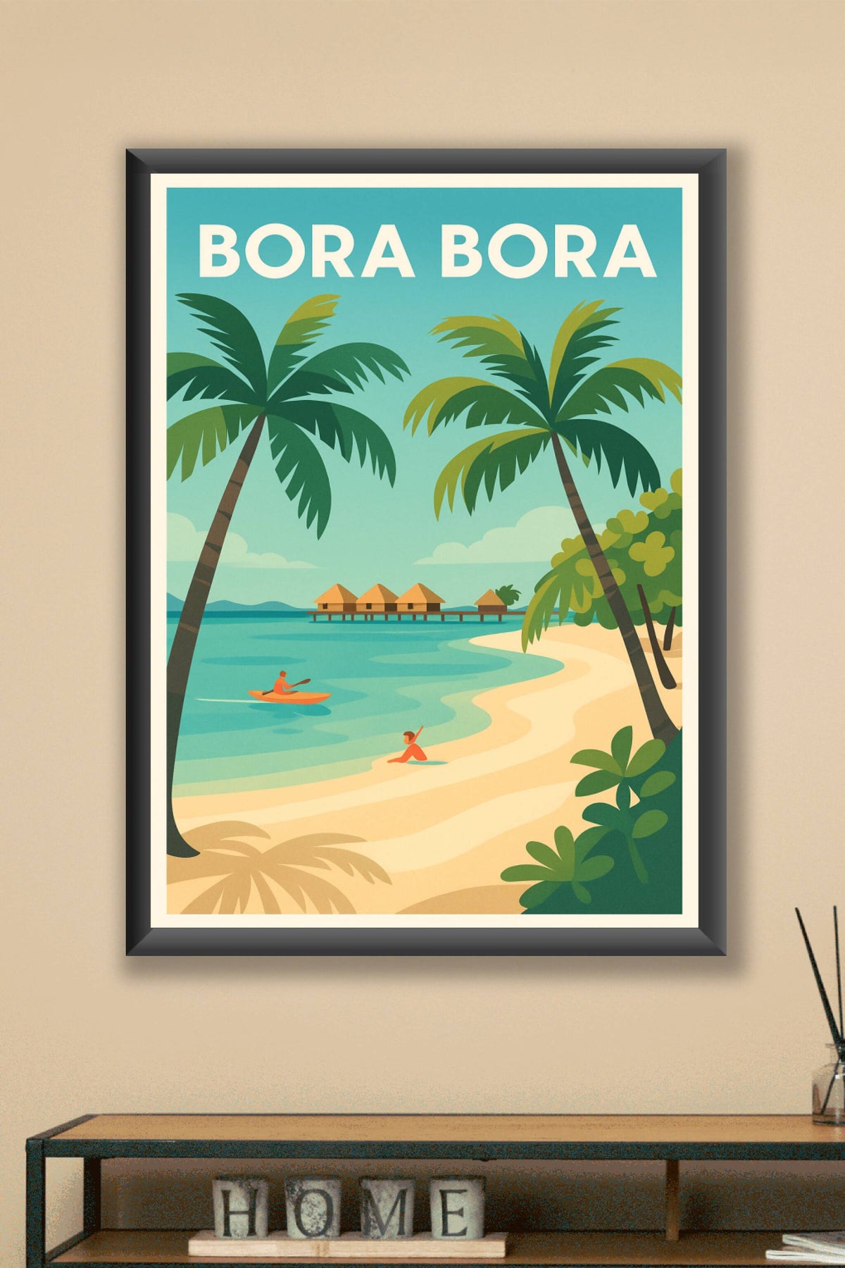 Affiche de Bora Bora - Évasion paradisiaque au cœur du Pacifique