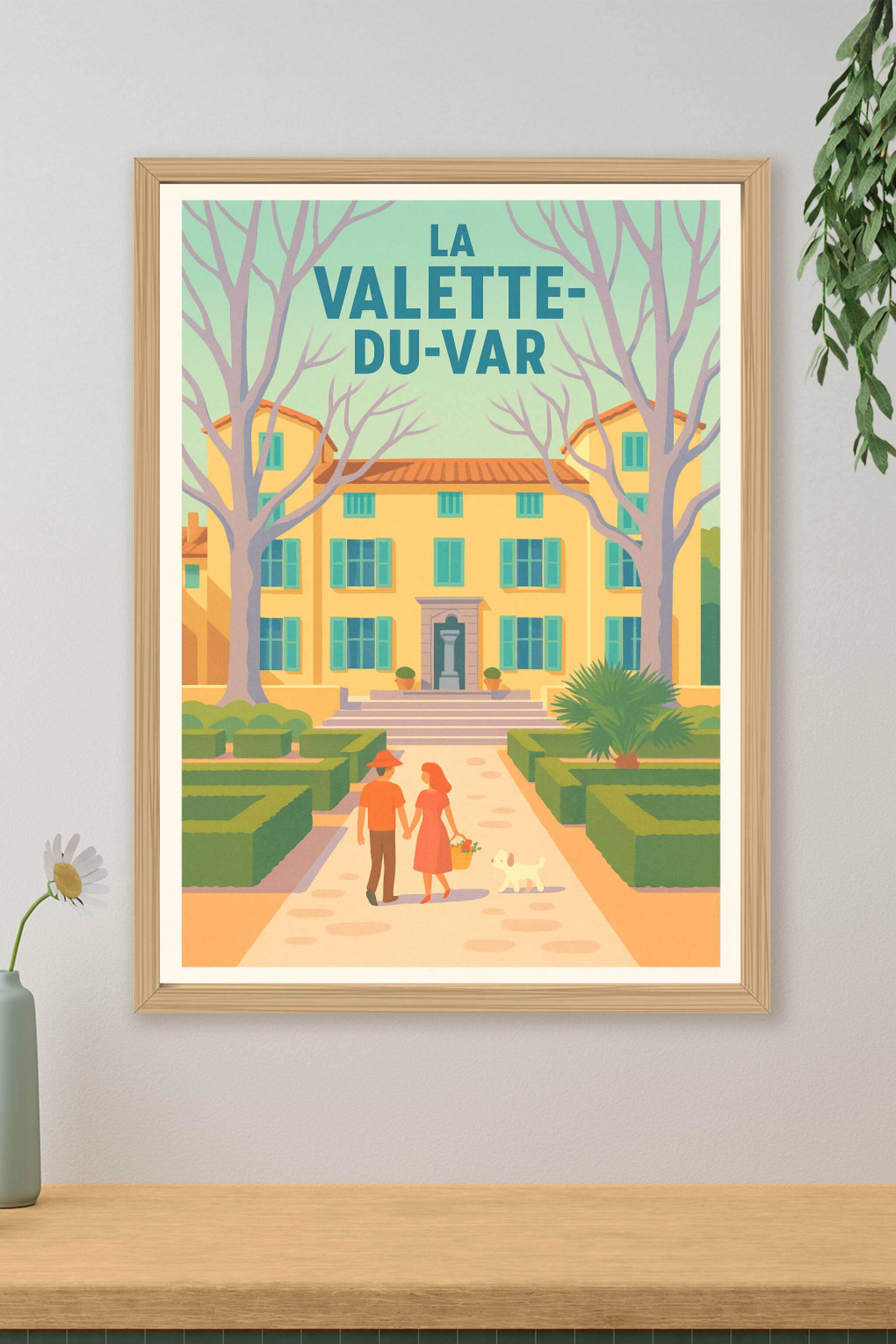 Affiche de La Valette-du-Var - Charme et douceur à la provençale