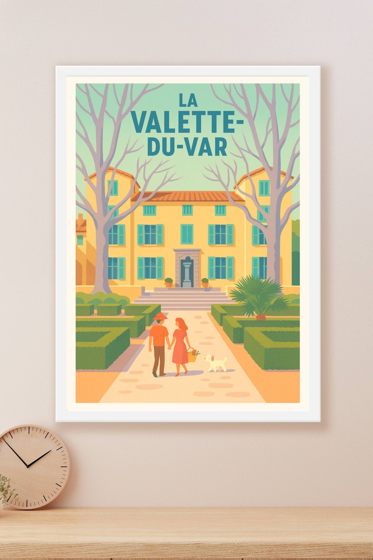 Affiche de La Valette-du-Var - Charme et douceur à la provençale