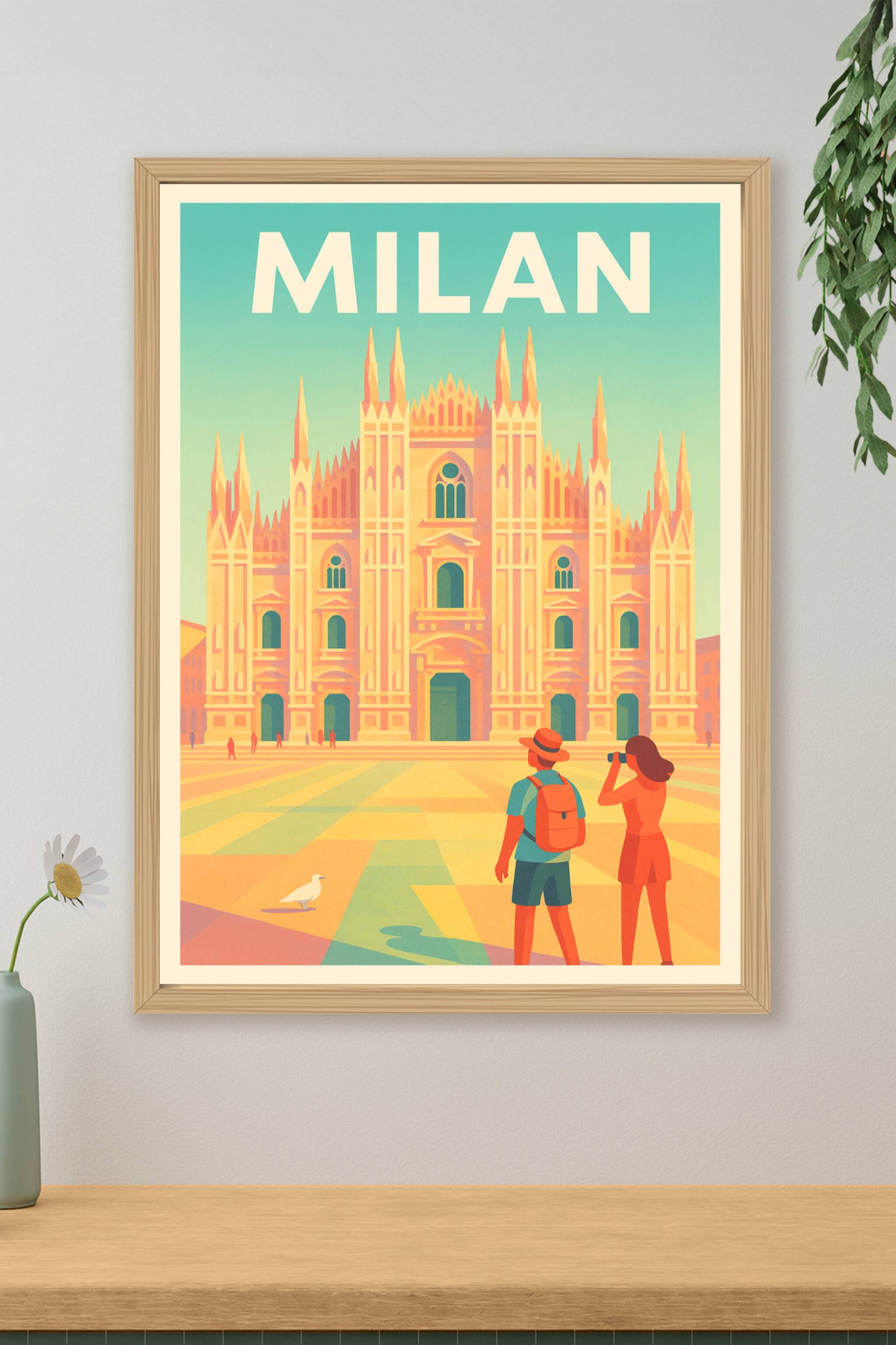 Affiche de Milan - Splendeur architecturale à découvrir